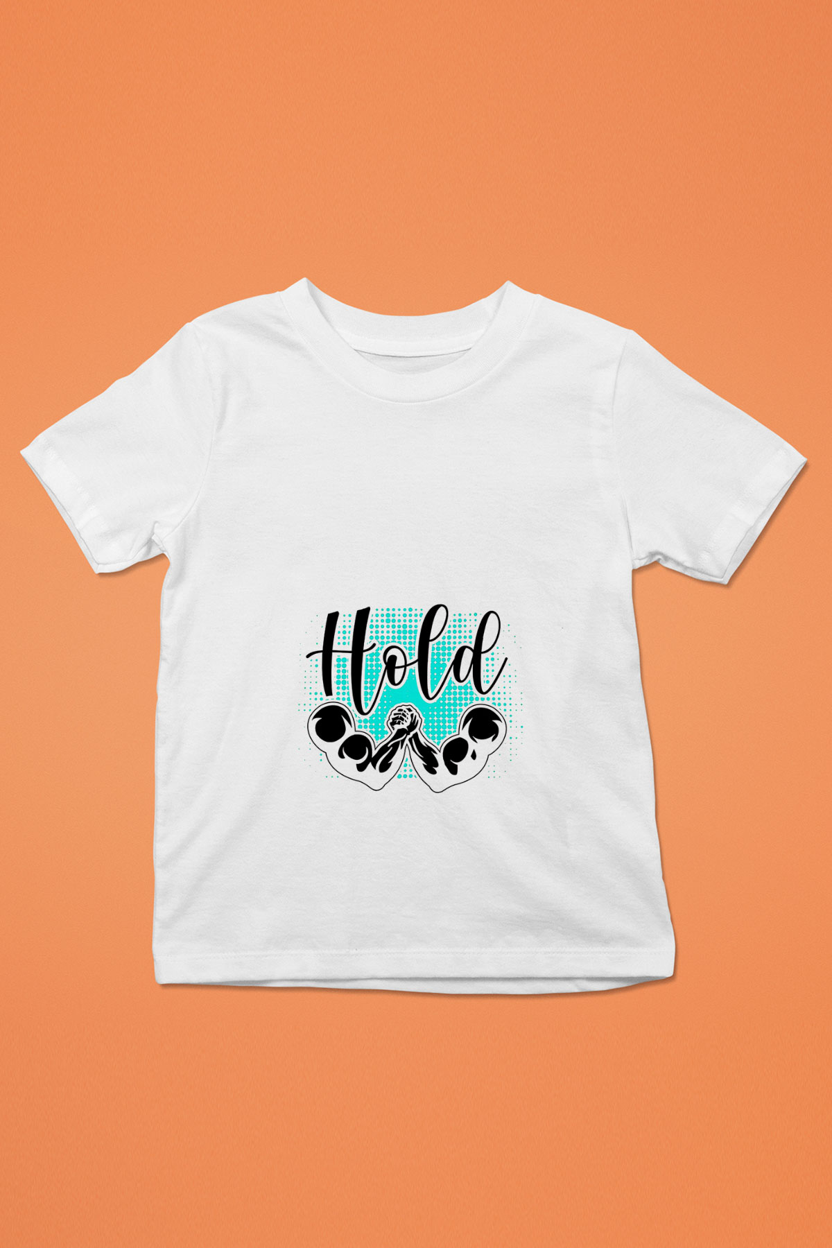 Bilek Güreşi Baskılı Unisex Beyaz Çocuk Tişört - Tshirt