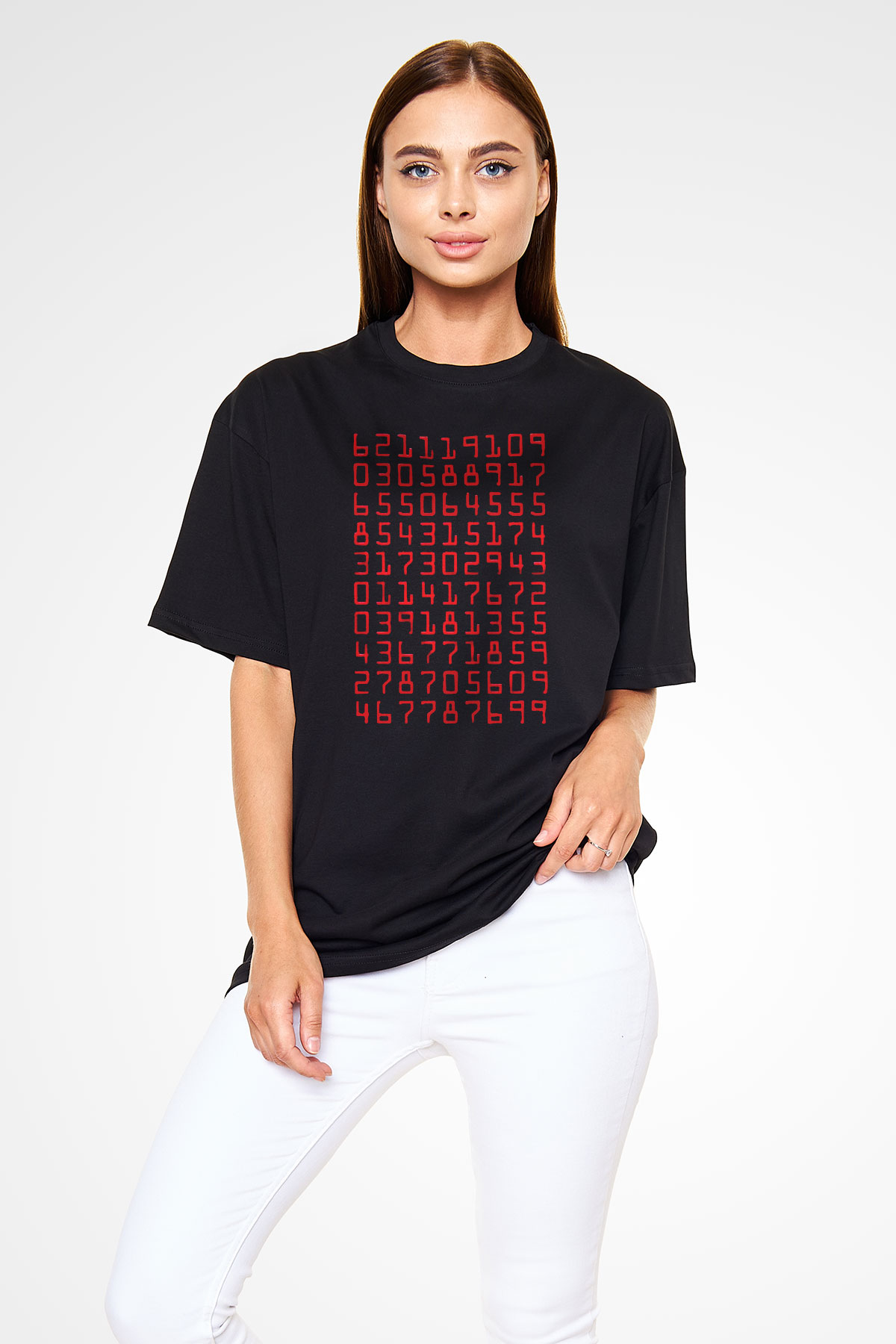 Bilgisayar programcısı Siyah Unisex Oversize Tişört T-Shirt