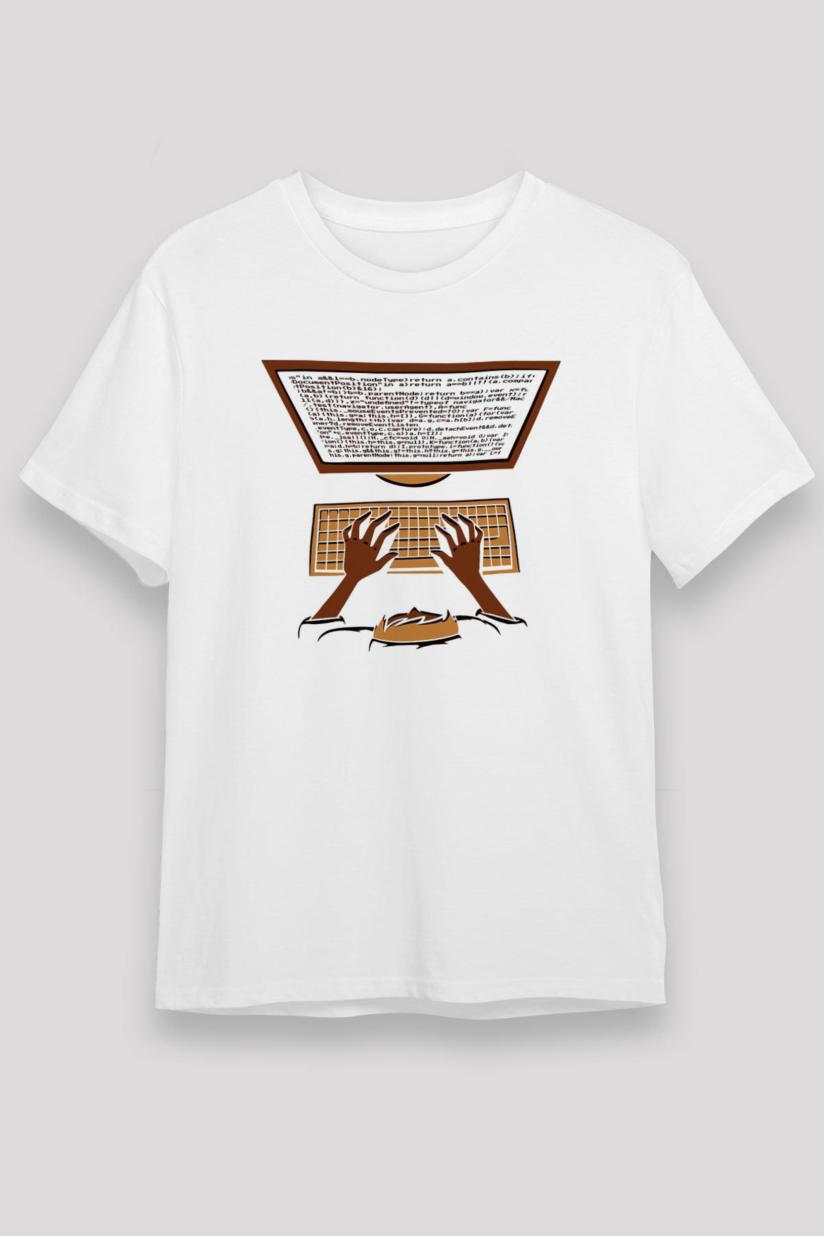 Bilgisayar programcısı Siyah Unisex Tişört T-Shirt - TişörtFabrikası