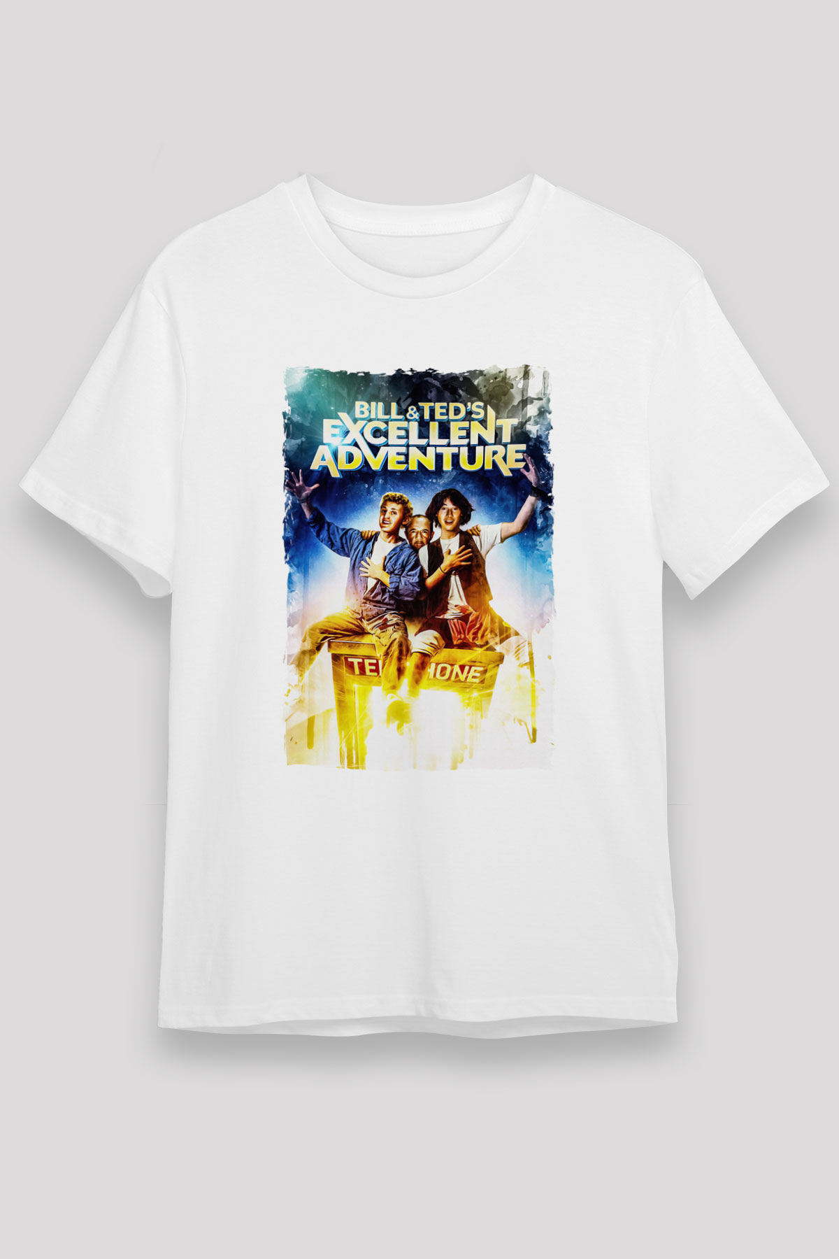 Bill and Teds Excellent Adventure Beyaz Unisex Tişört