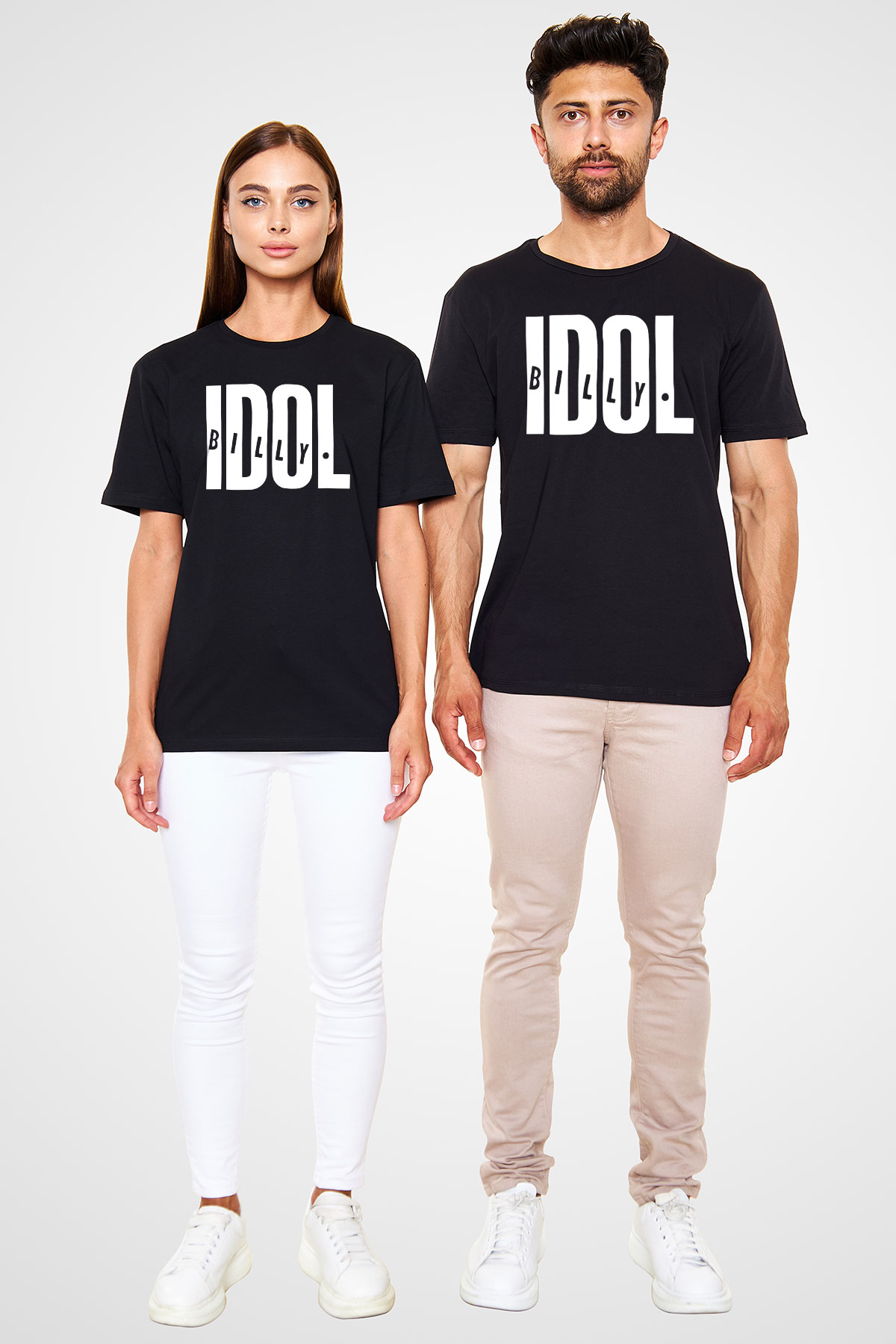 Billy Idol Siyah Unisex Tişört T-Shirt - TişörtFabrikası