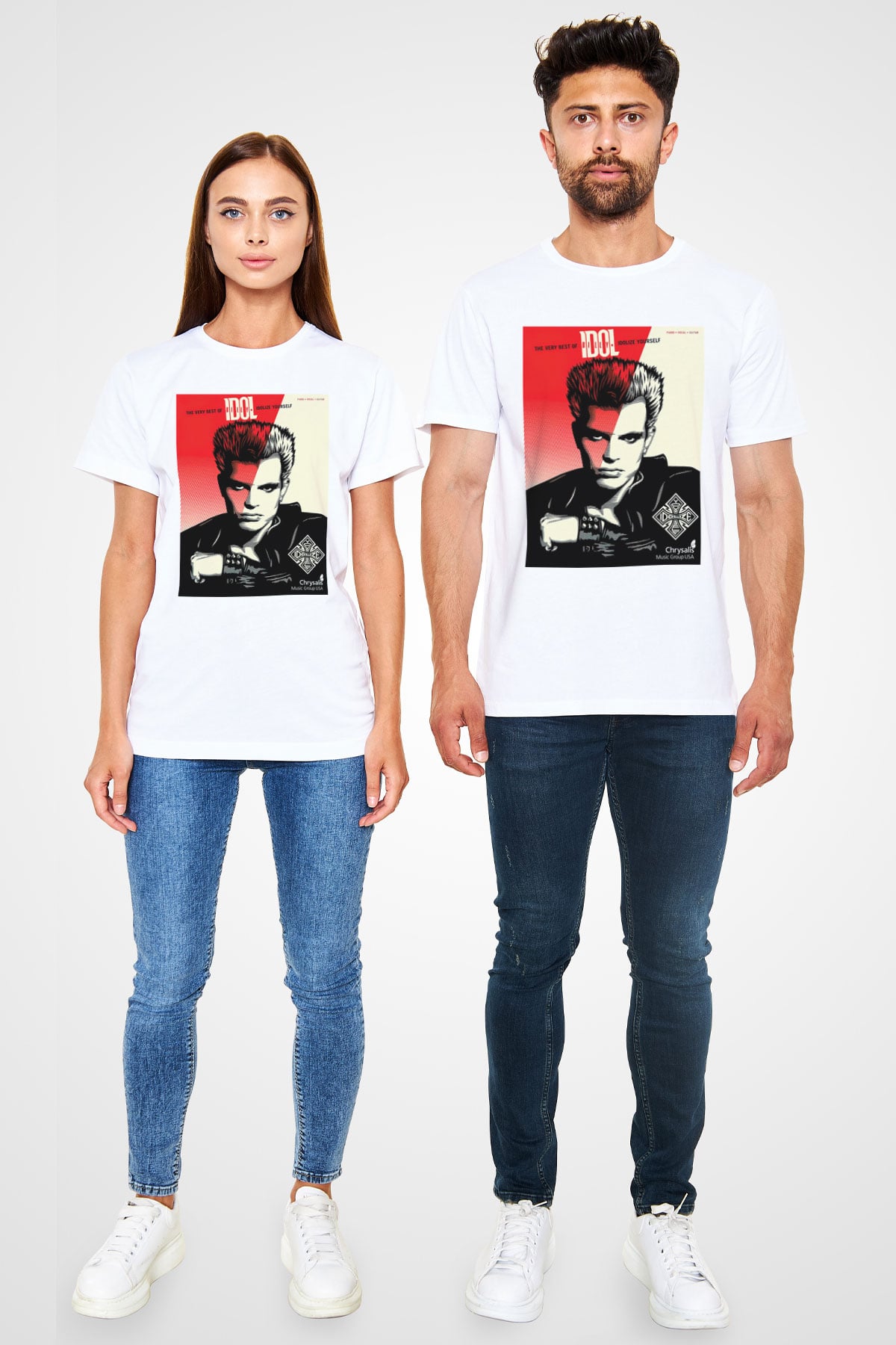 Billy Idol Siyah Unisex Tişört T-Shirt - TişörtFabrikası