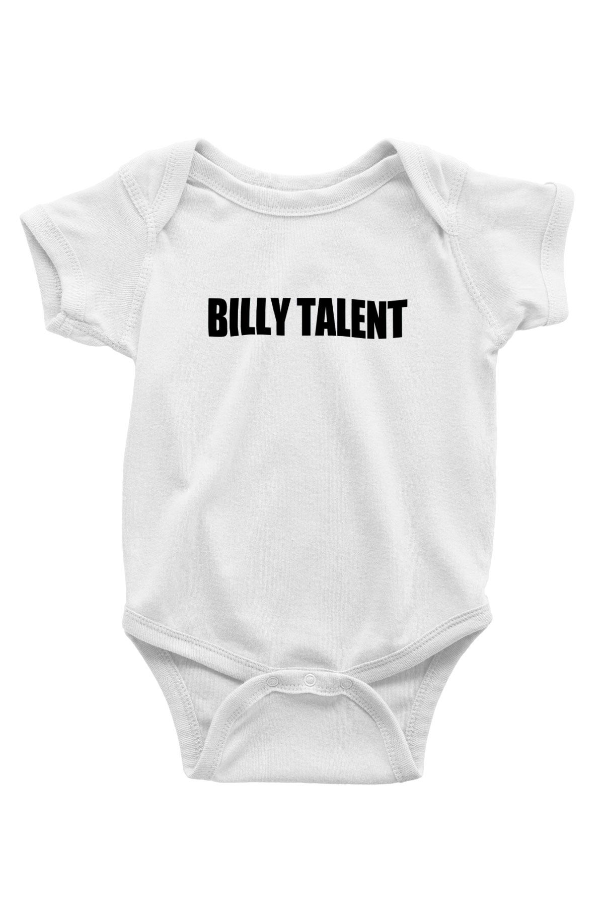 Billy Talent Baskılı Beyaz Unisex Bebek Body - Zıbın