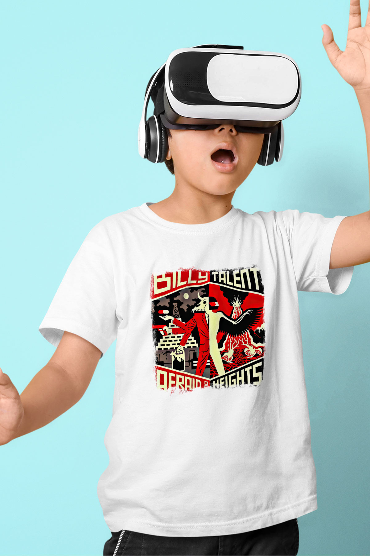 Billy Talent Baskılı Unisex Beyaz Çocuk Tişört