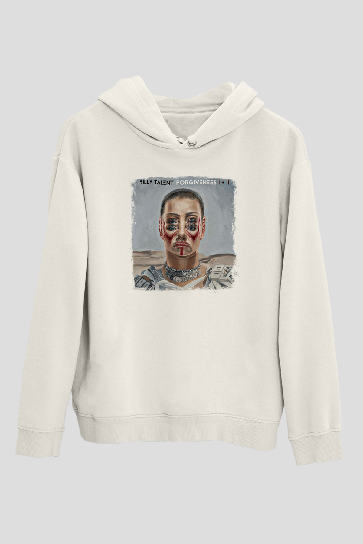 Billy Talent Baskılı Unisex Beyaz Hoodie