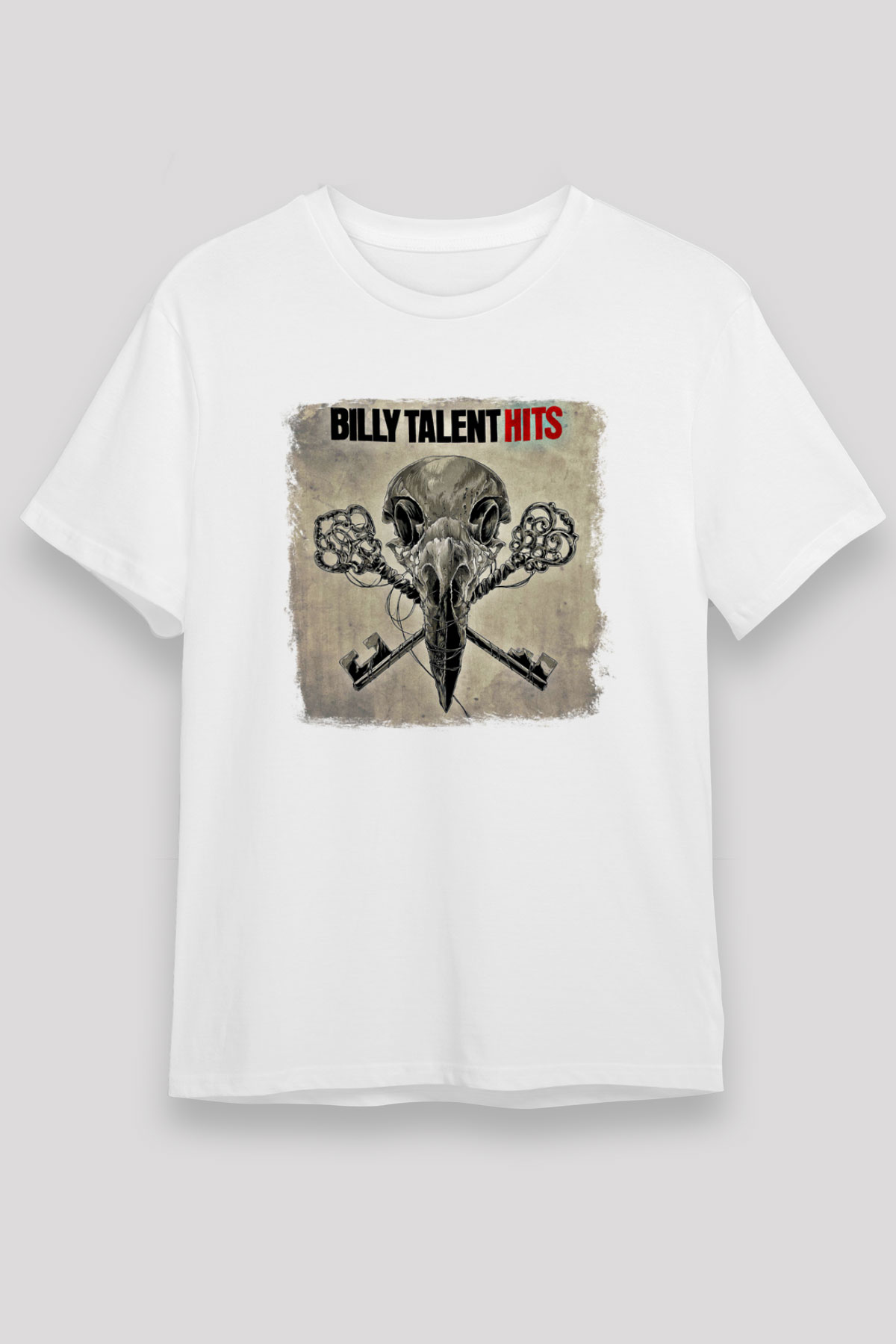 Billy Talent Baskılı Unisex Beyaz Tişört