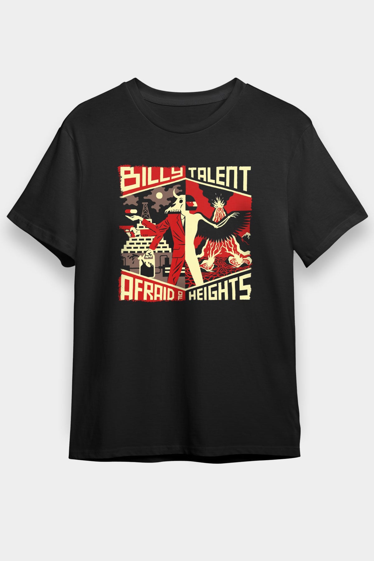Billy Talent Beyaz Unisex Tişört T-Shirt - TişörtFabrikası