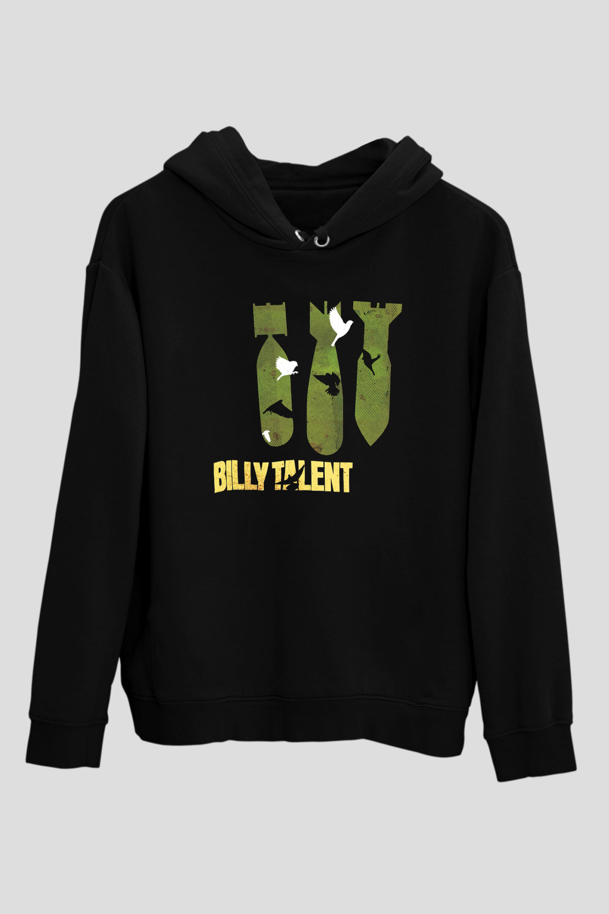 Billy Talent Siyah Unisex Kapüşonlu Sweatshirt