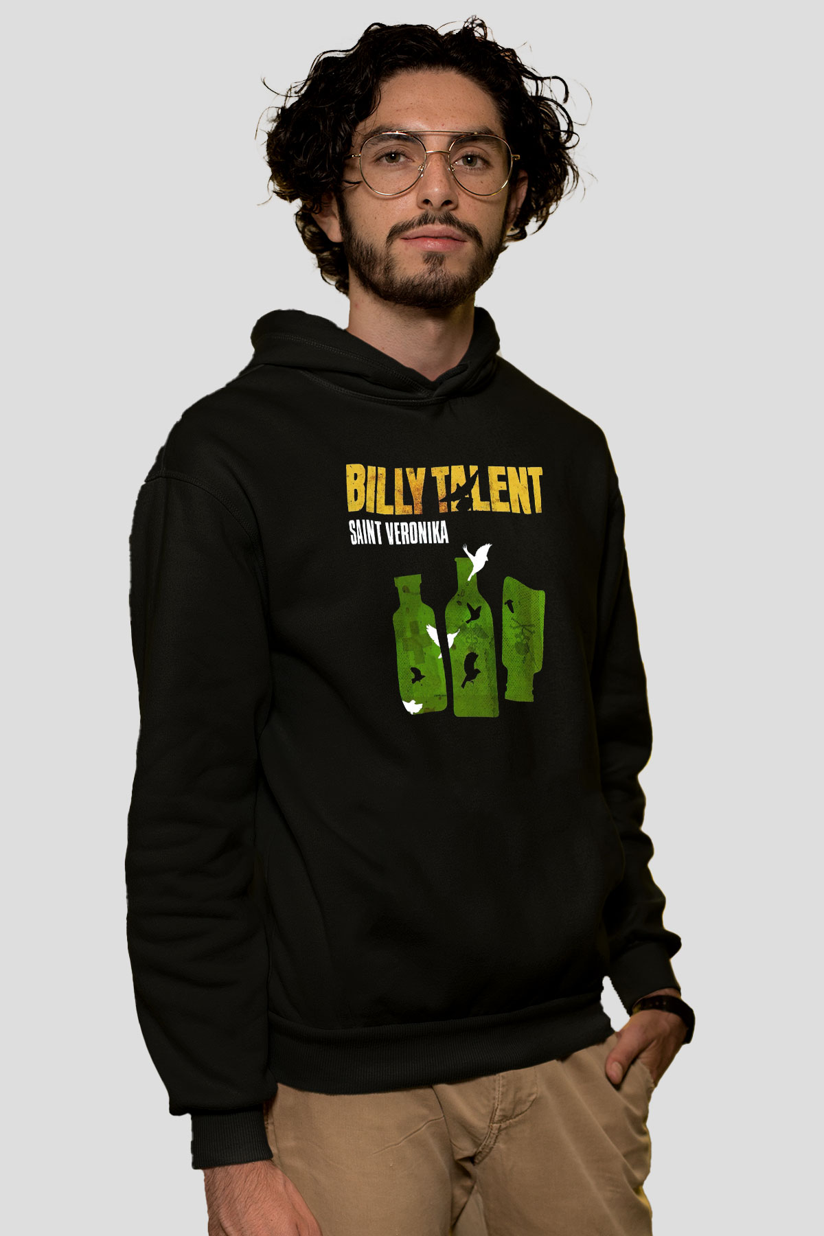 Billy Talent Siyah Unisex Kapüşonlu Sweatshirt