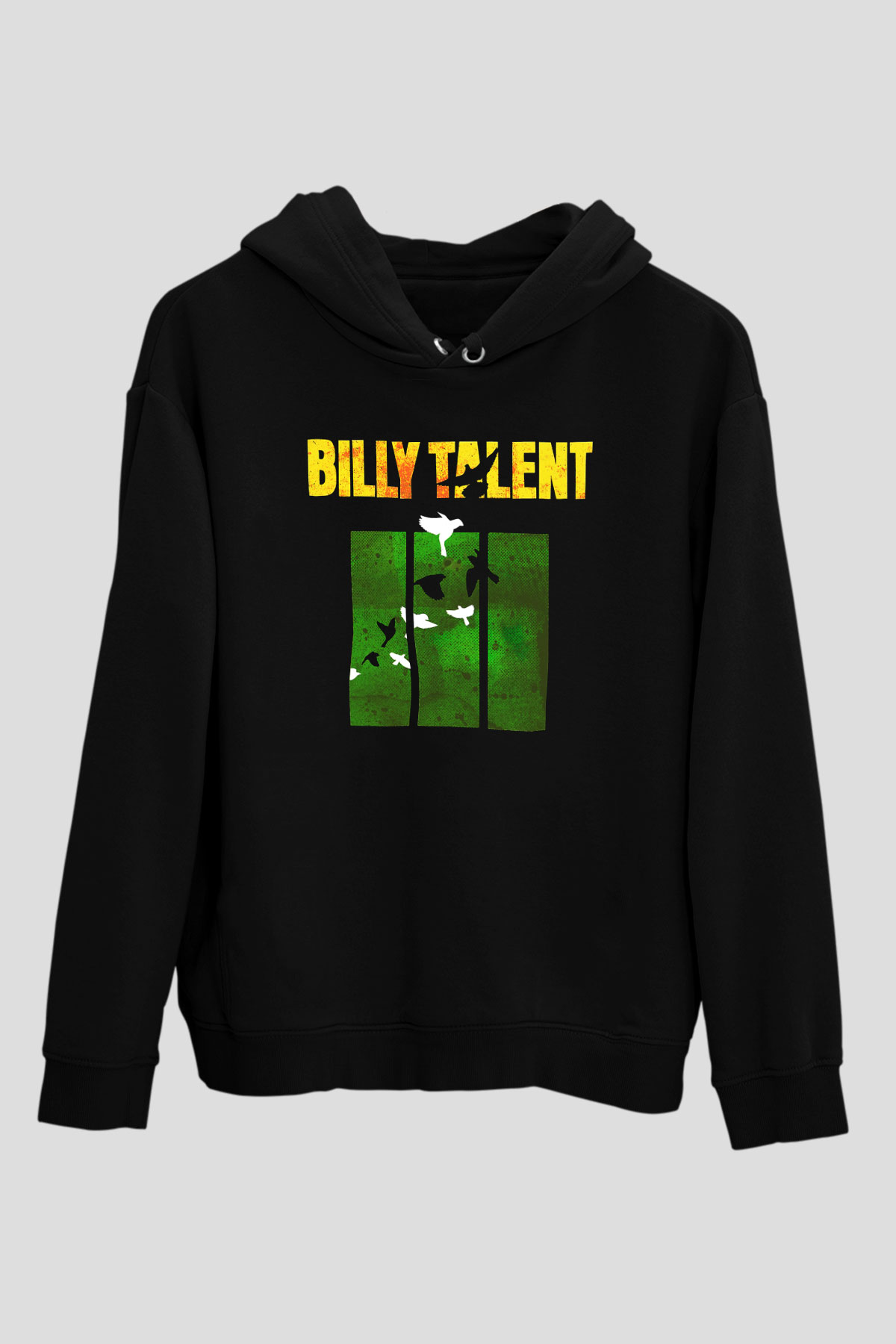 Billy Talent Siyah Unisex Kapüşonlu Sweatshirt