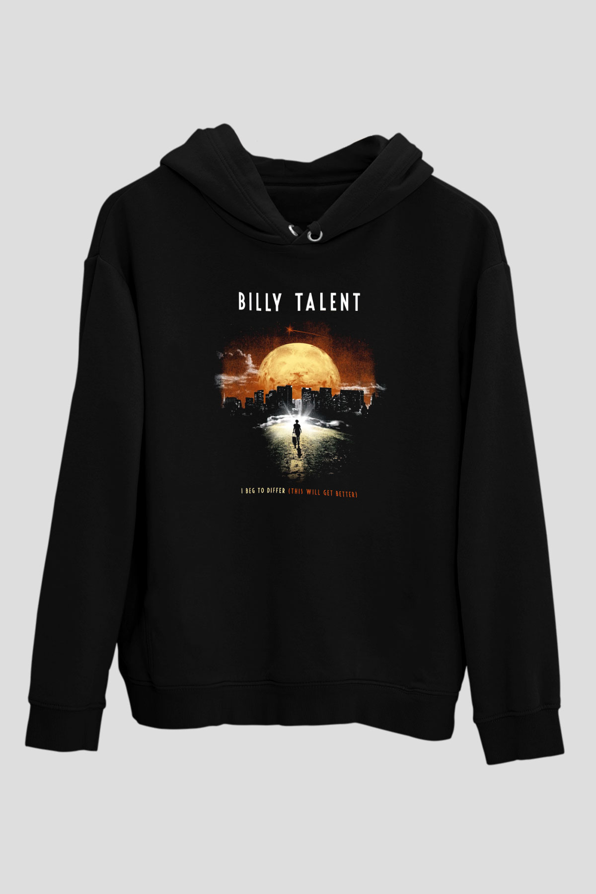 Billy Talent Siyah Unisex Kapüşonlu Sweatshirt