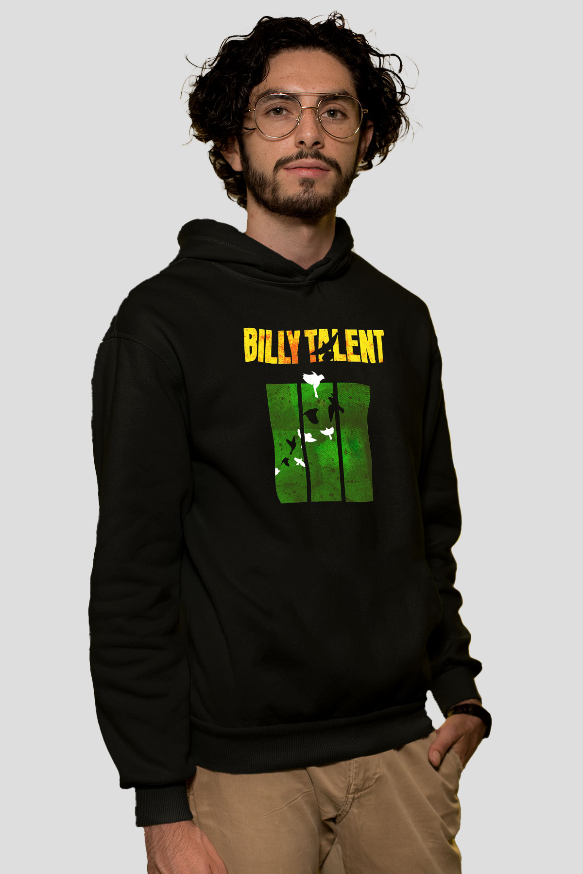 Billy Talent Siyah Unisex Kapüşonlu Sweatshirt
