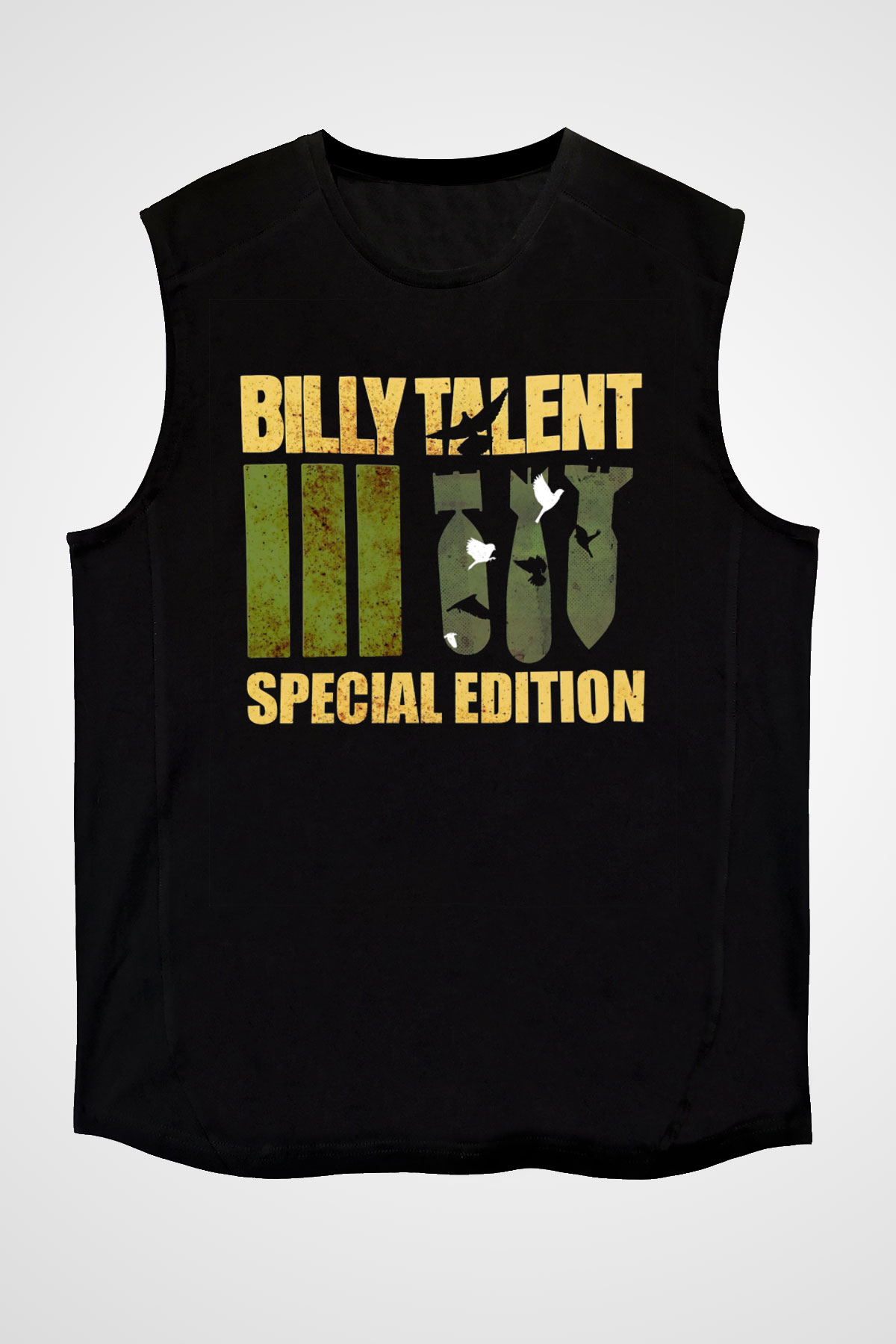 Billy Talent Siyah Unisex Kolsuz Tişört