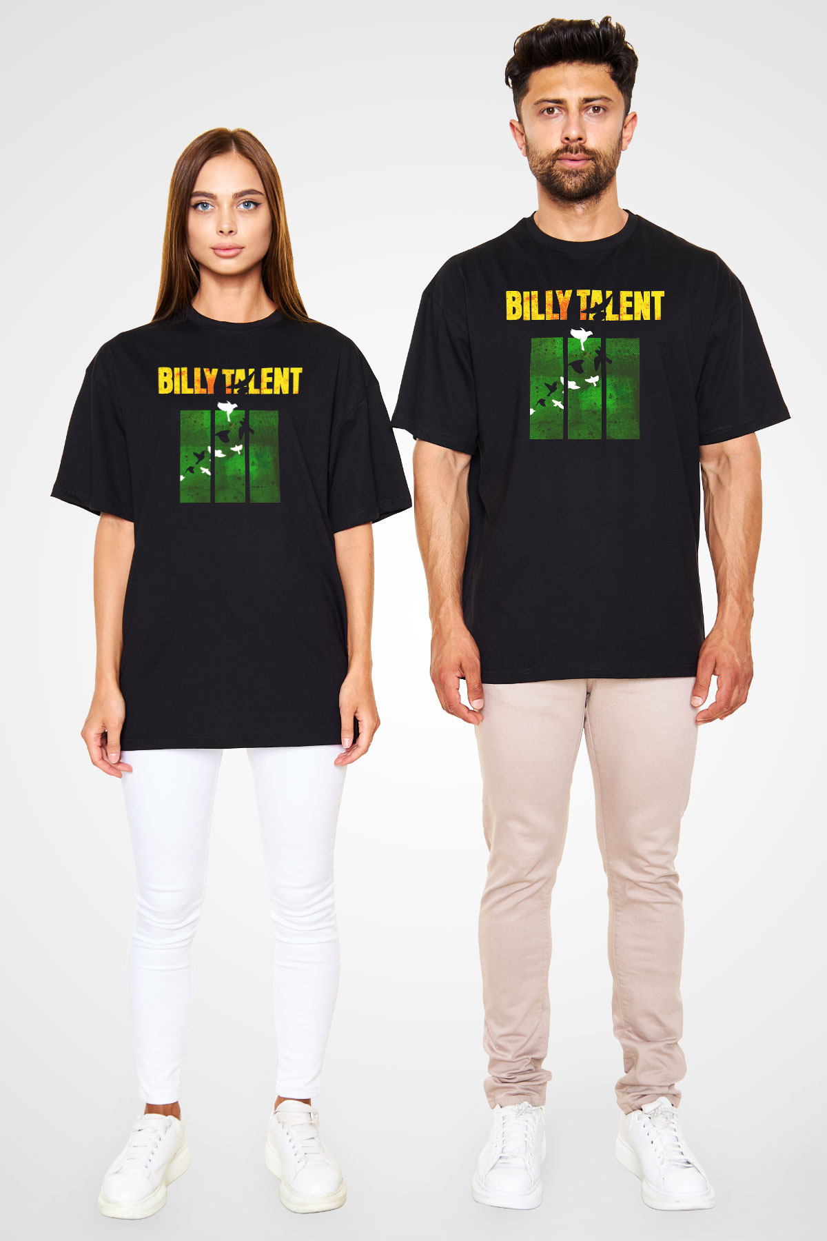 Billy Talent Siyah Unisex Oversize Tişört T-Shirt
