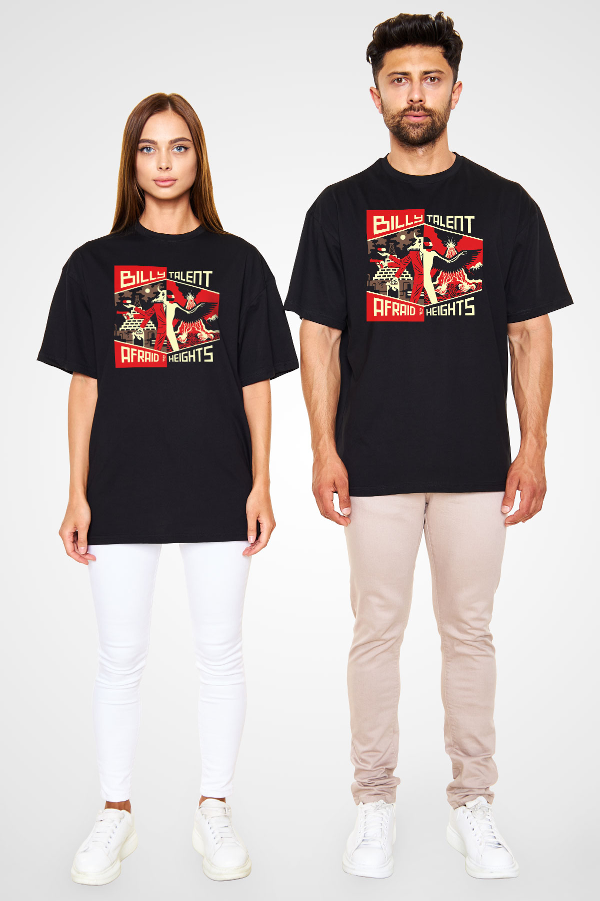 Billy Talent Siyah Unisex Oversize Tişört T-Shirt