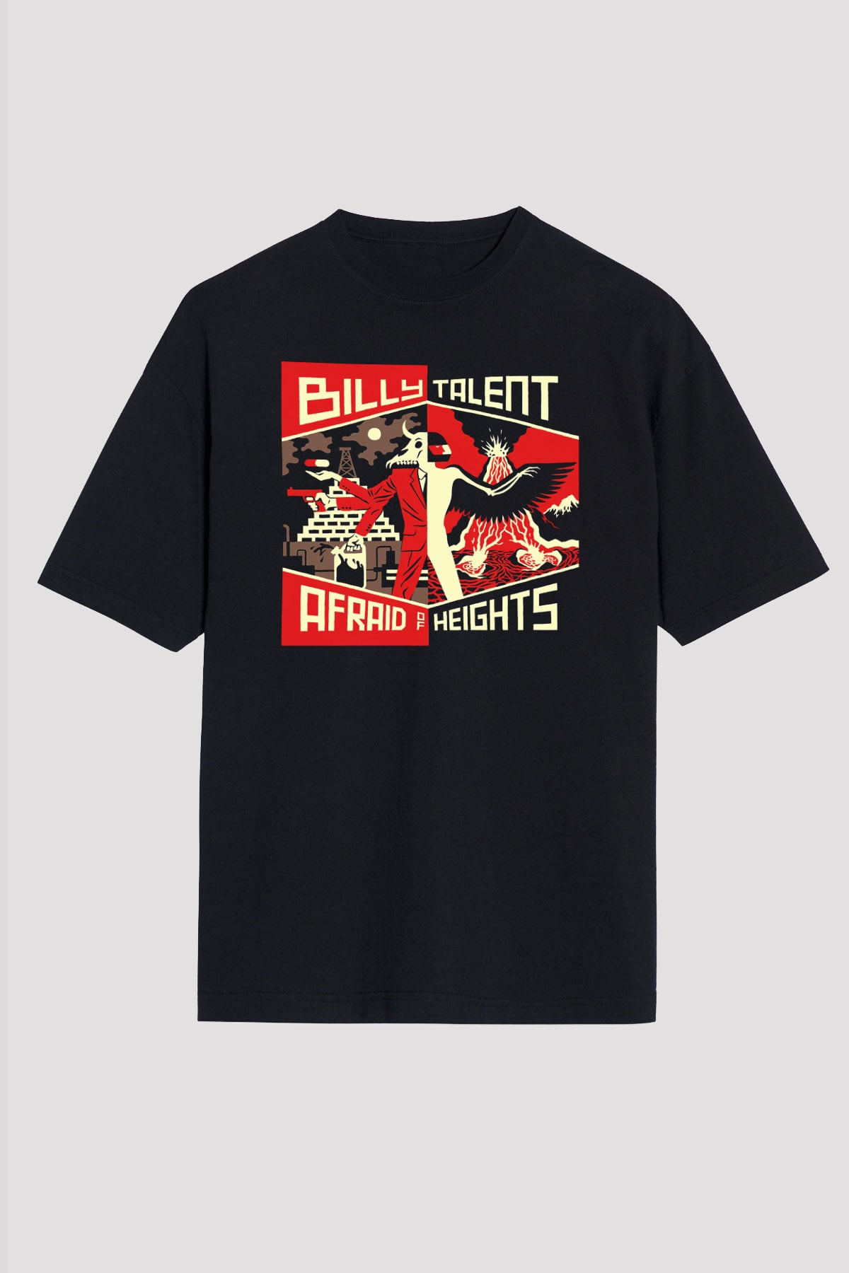 Billy Talent Siyah Unisex Oversize Tişört T-Shirt