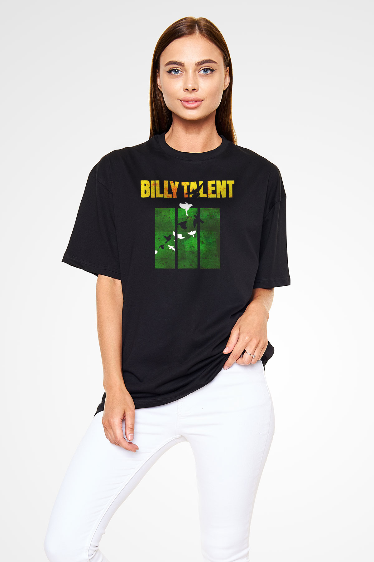 Billy Talent Siyah Unisex Oversize Tişört T-Shirt