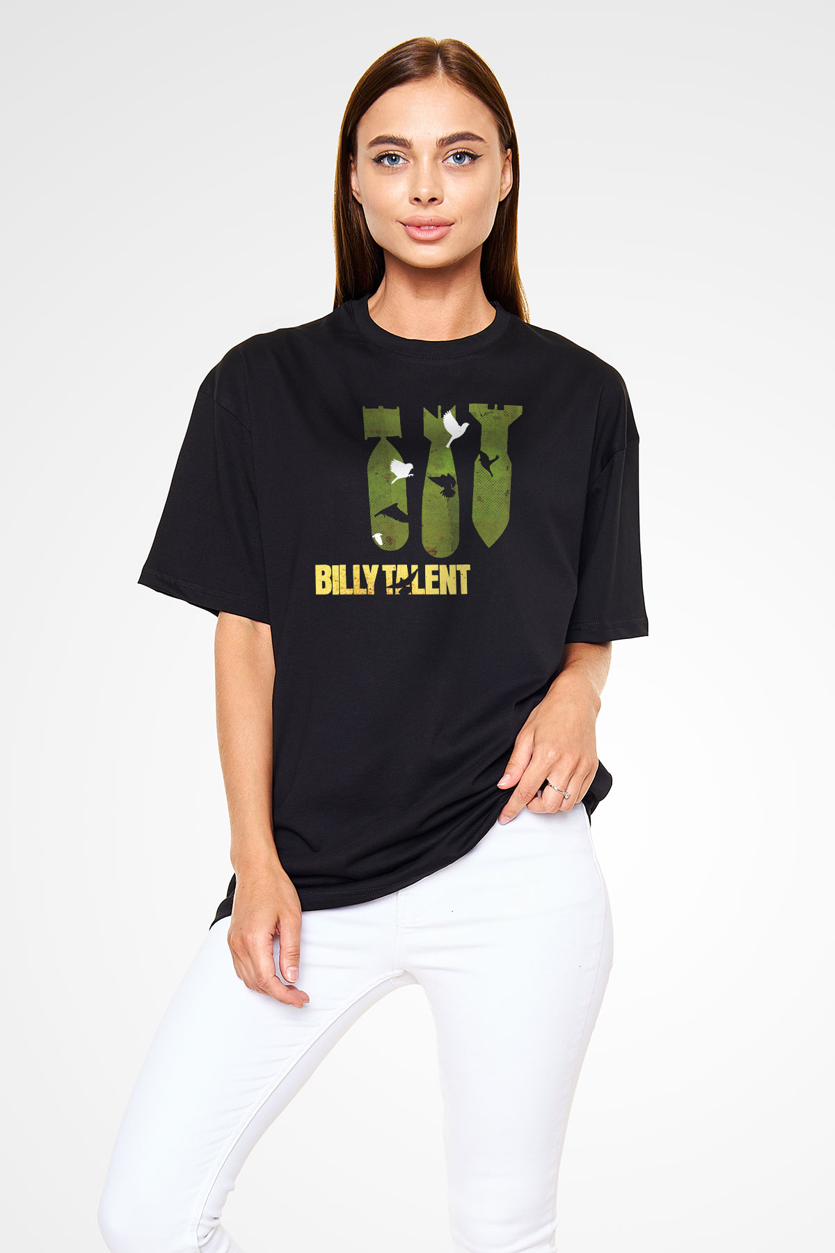 Billy Talent Siyah Unisex Oversize Tişört T-Shirt