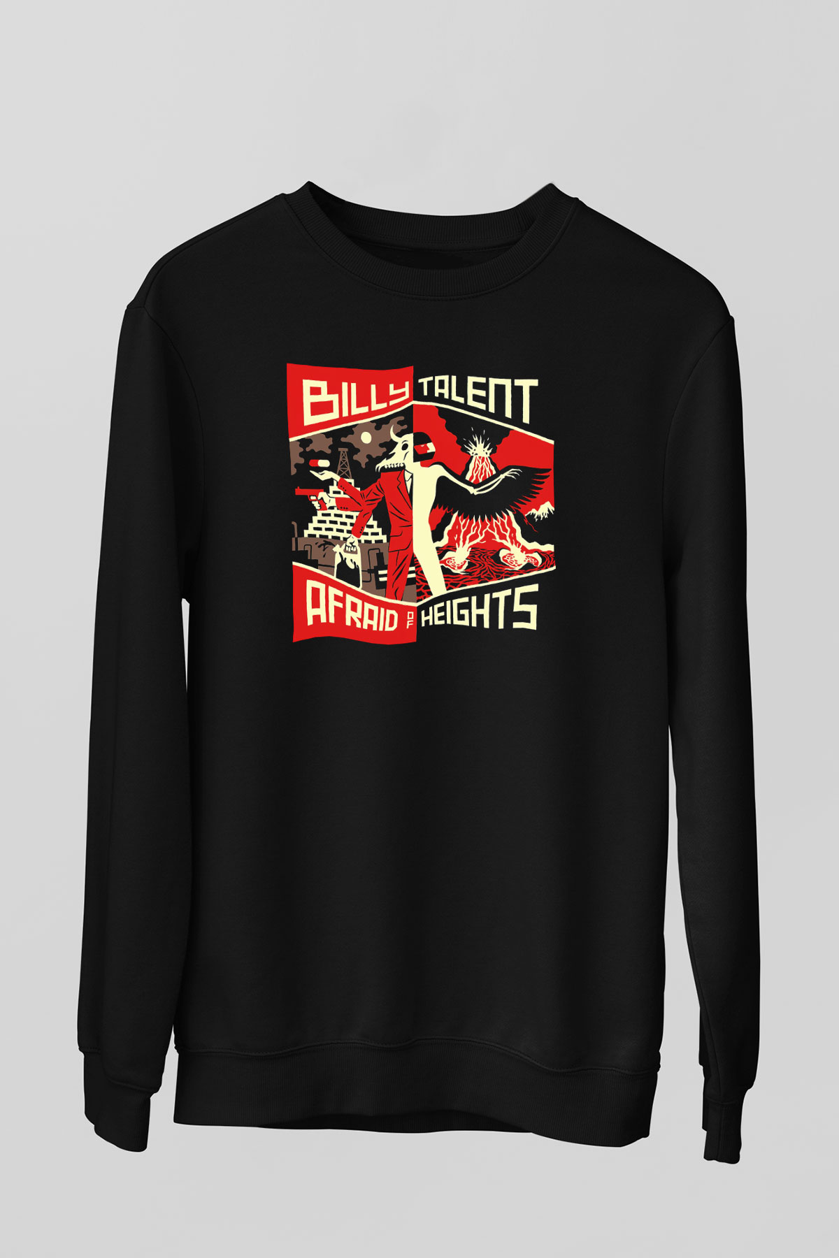 Billy Talent Siyah Unisex Sweatshirt