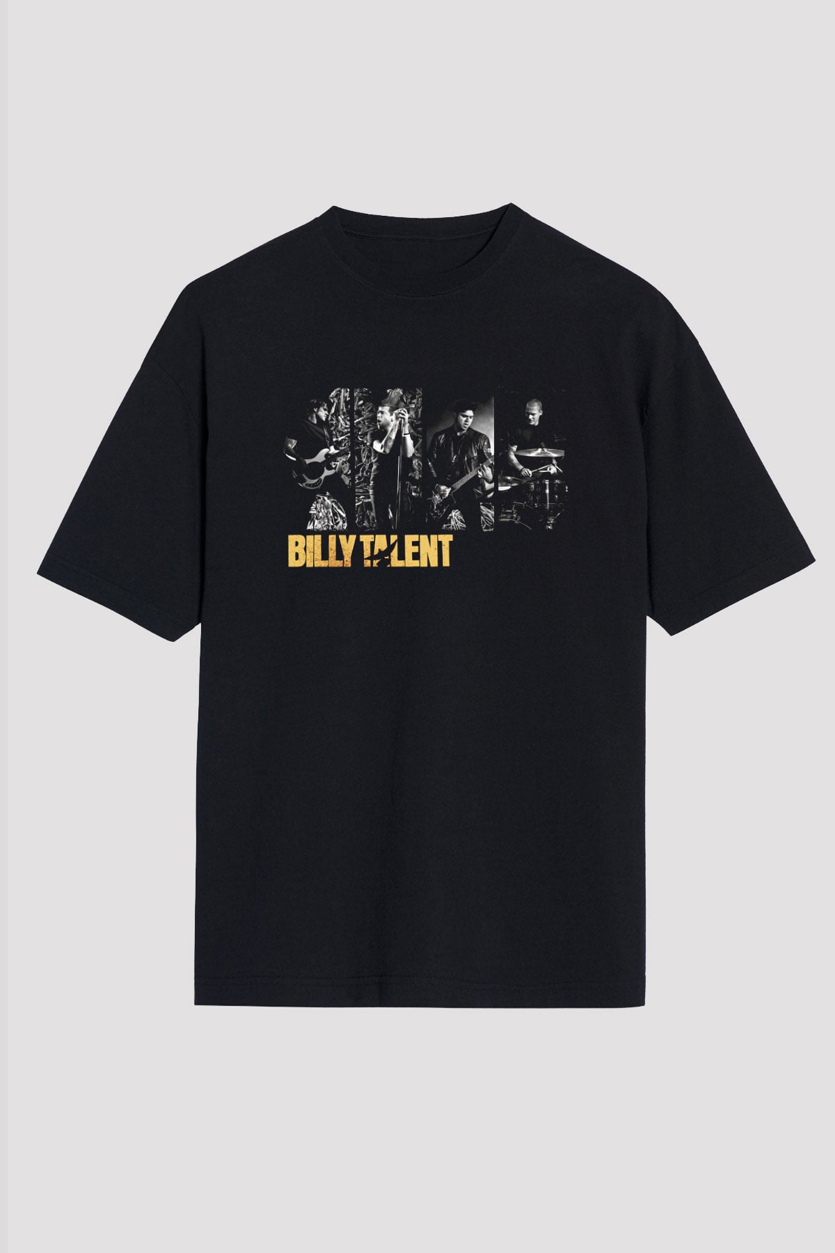 Billy Talent Siyah Oversize Tişört Oversize T-shirt - TişörtFabrikası