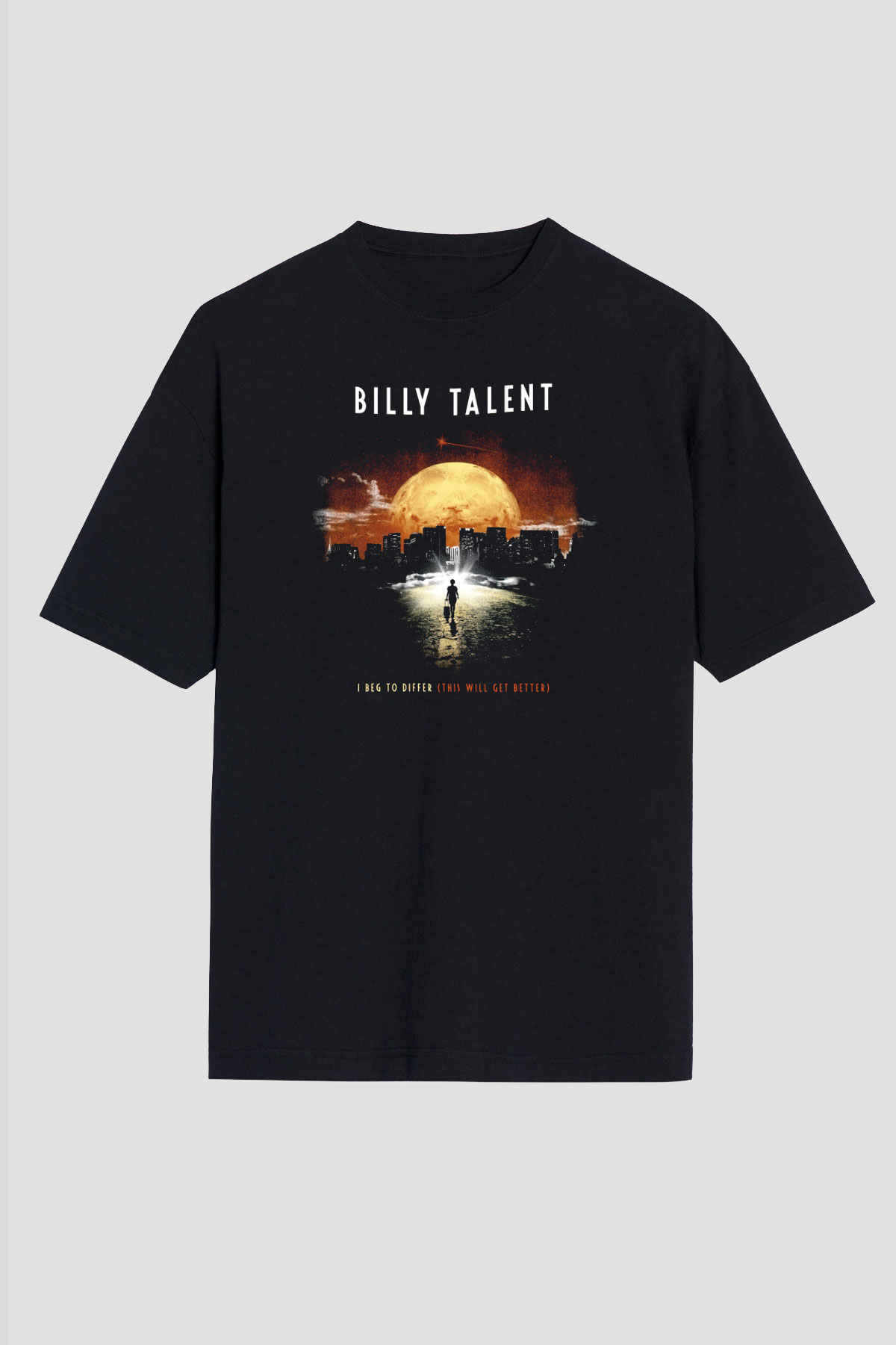 Billy Talent Siyah Oversize Tişört Oversize T-shirt - TişörtFabrikası