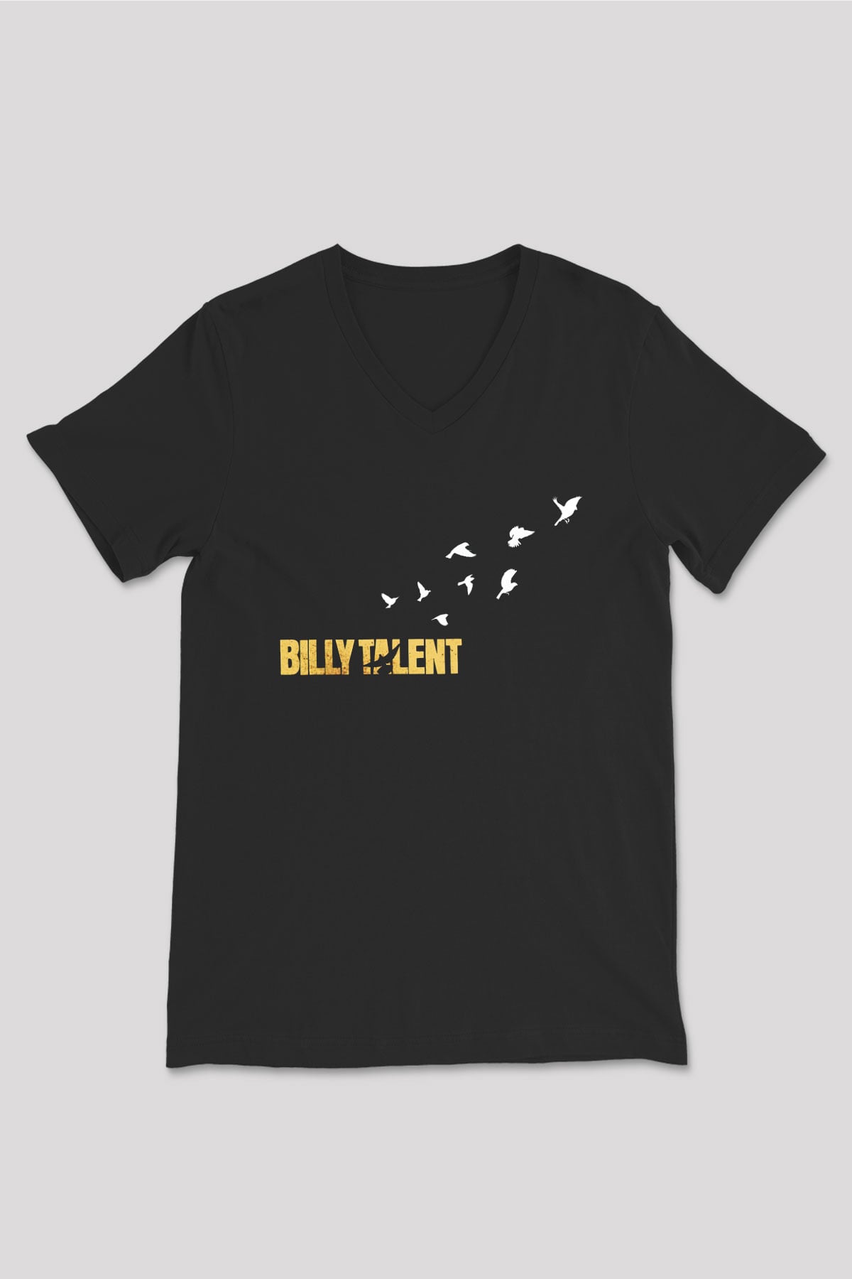 Billy Talent Siyah Unisex V Yaka Tişört