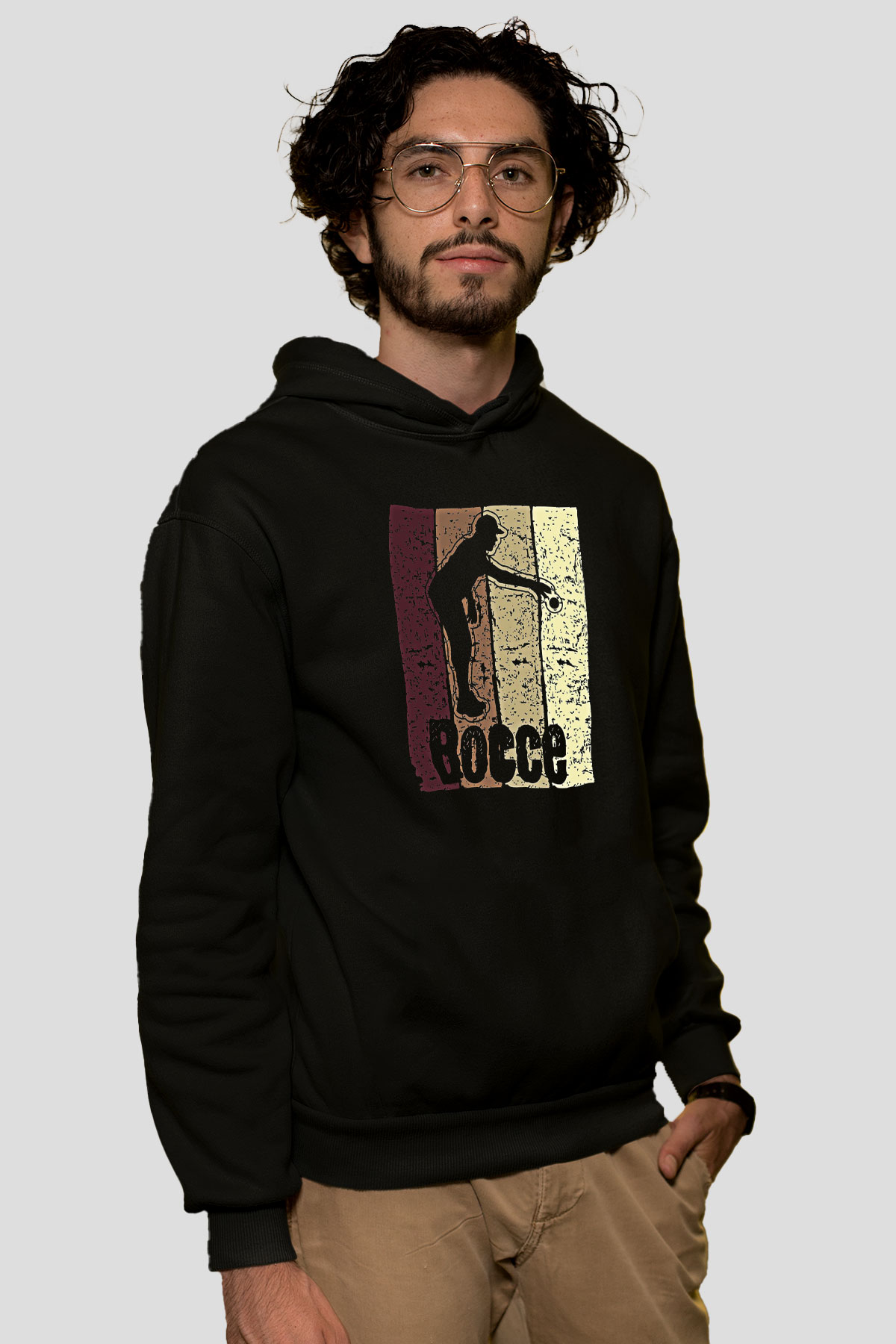 Binicilik - Riding Baskılı Unisex Siyah Hoodie