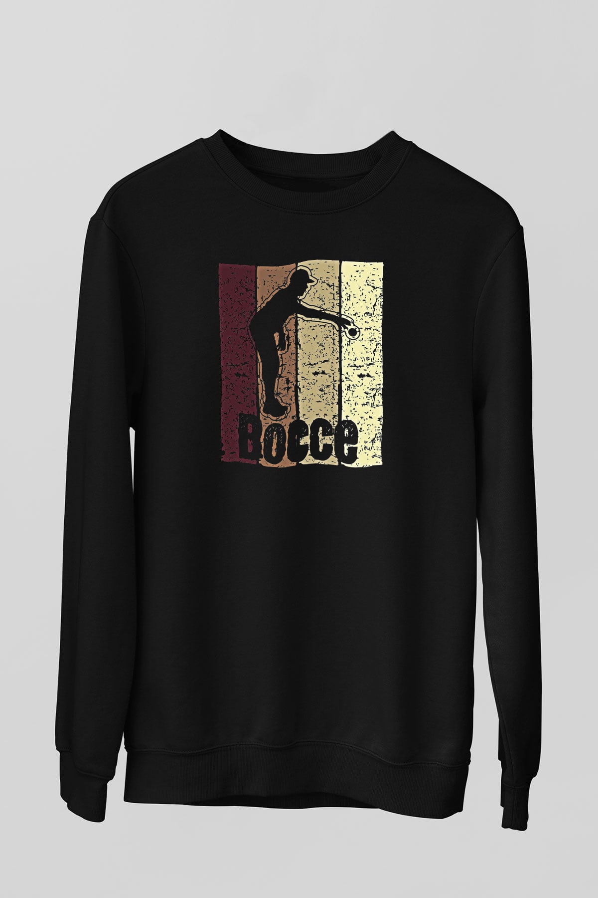 Binicilik - Riding Baskılı Unisex Siyah Sweatshirt