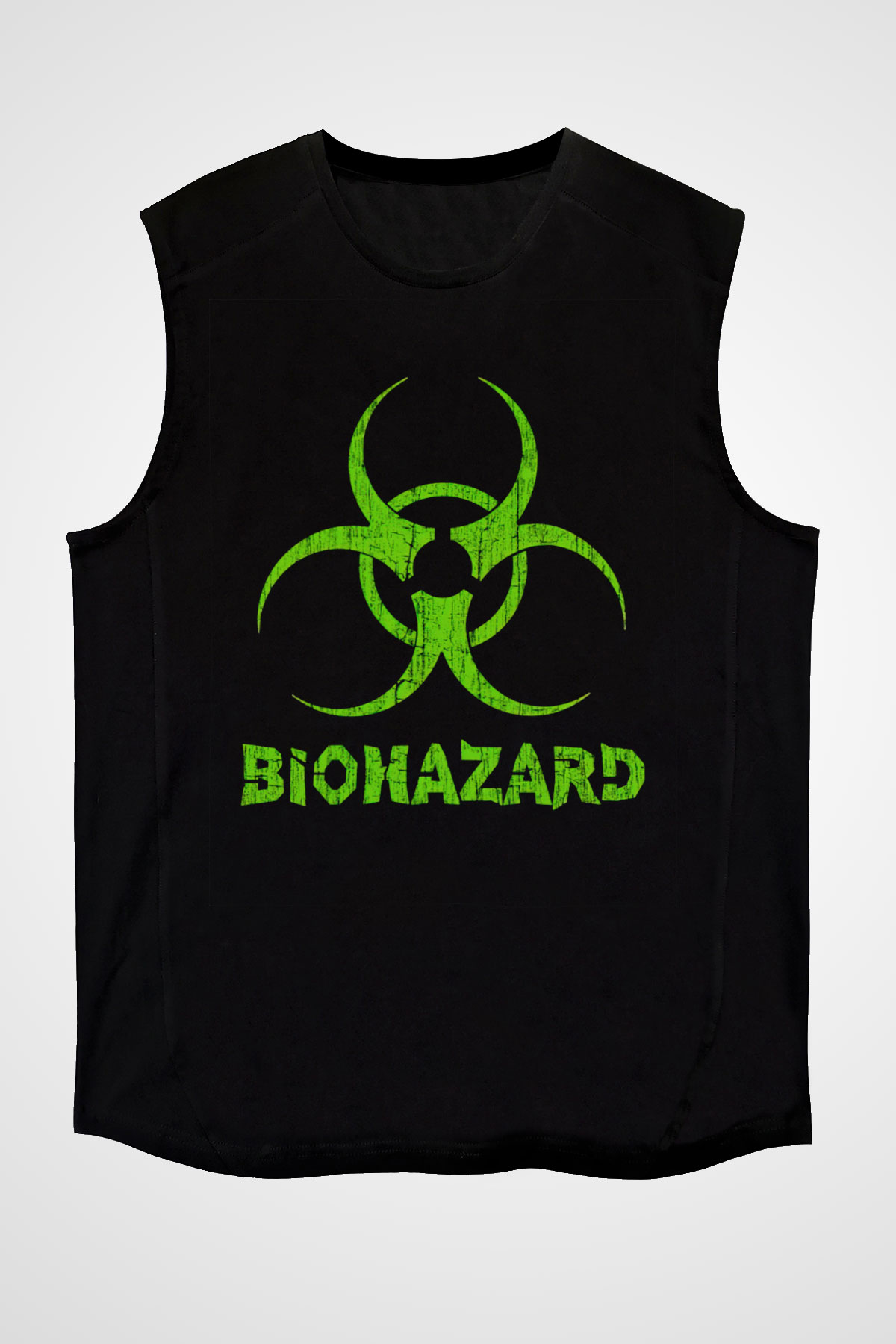 Biohazard Siyah Unisex Kolsuz Tişört