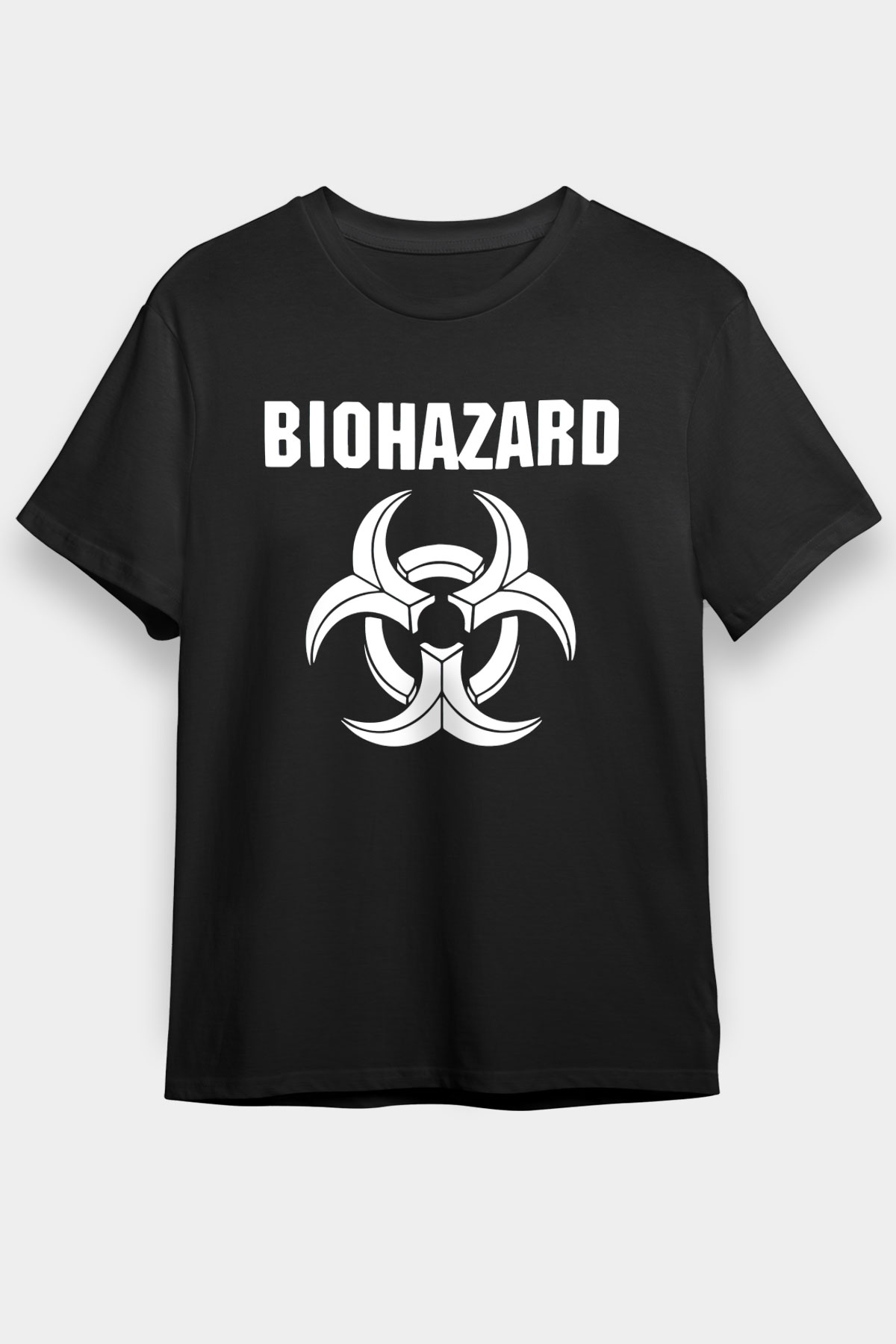 Biohazard Siyah Unisex Tişört T-Shirt - TişörtFabrikası