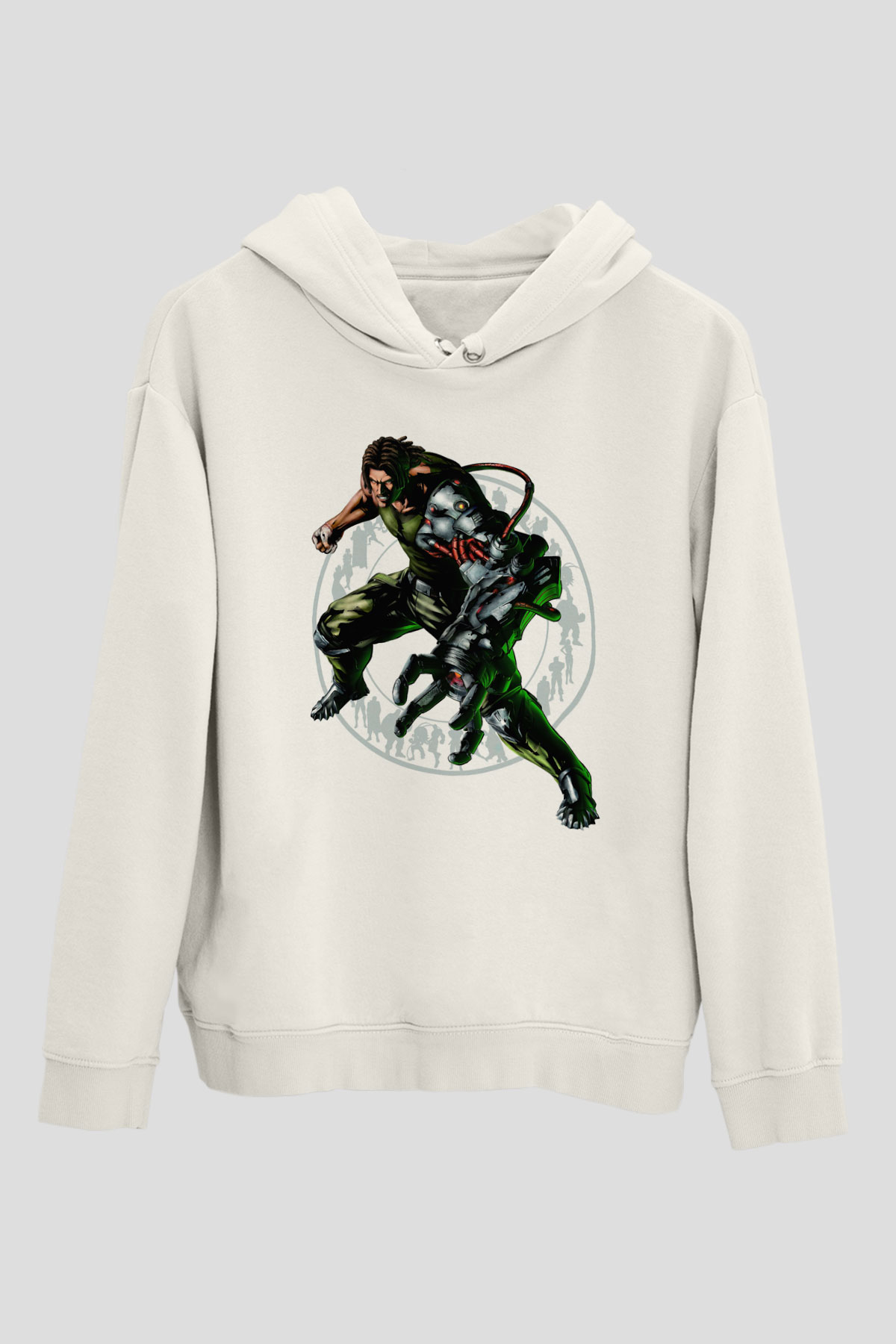 Bionic Commando Siyah Unisex Hoodie
