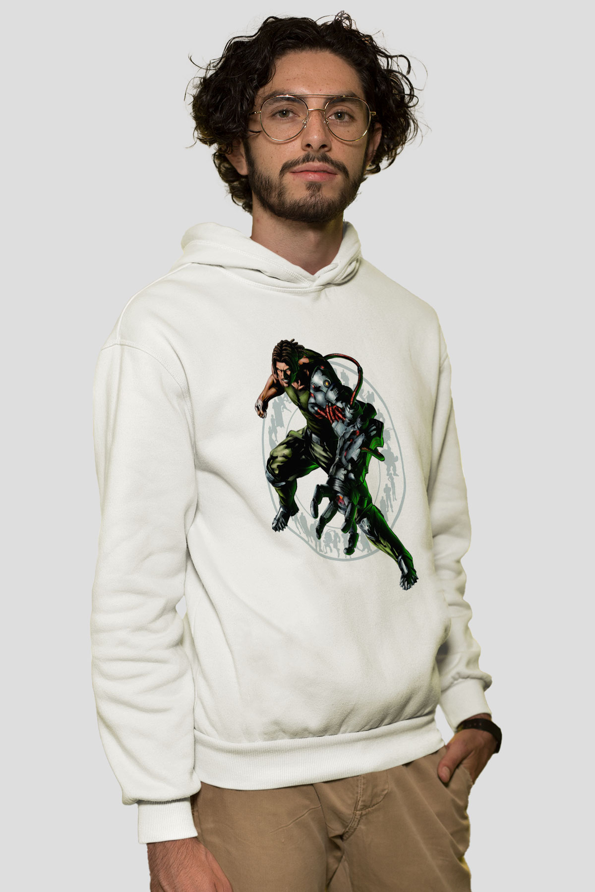 Bionic Commando Siyah Unisex Hoodie