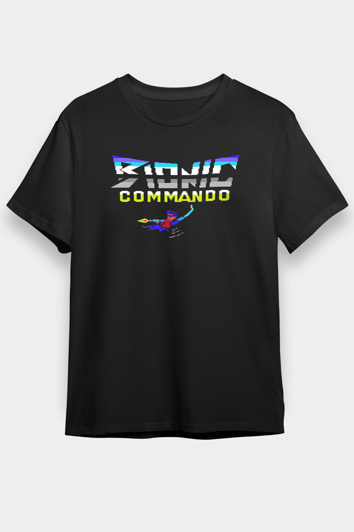 Bionic Commando Siyah Unisex Tişört