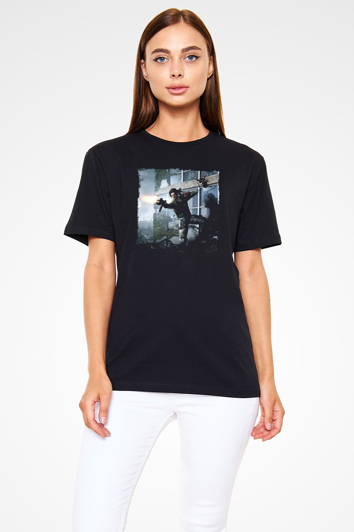 Bionic Commando Siyah Unisex Tişört T-Shirt