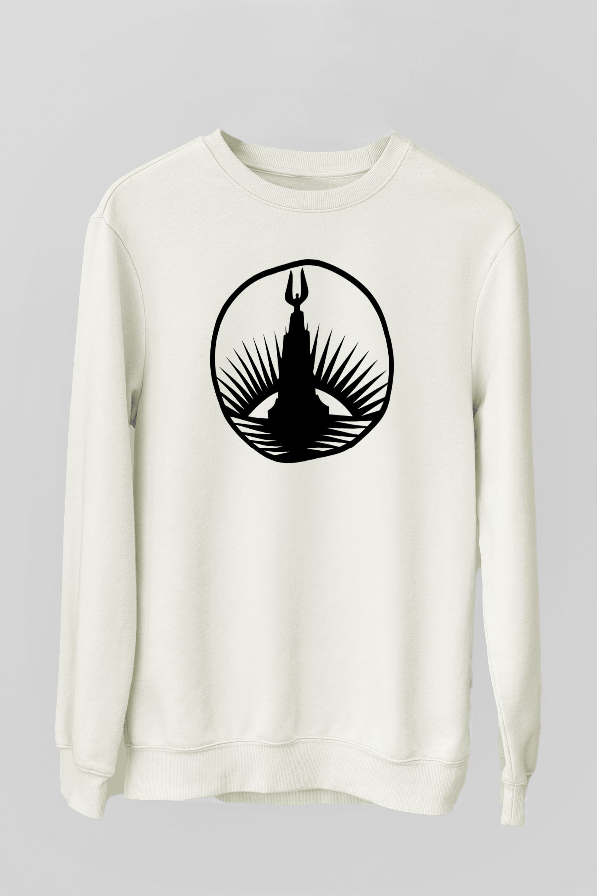 BioShock Beyaz Unisex Sweatshirt