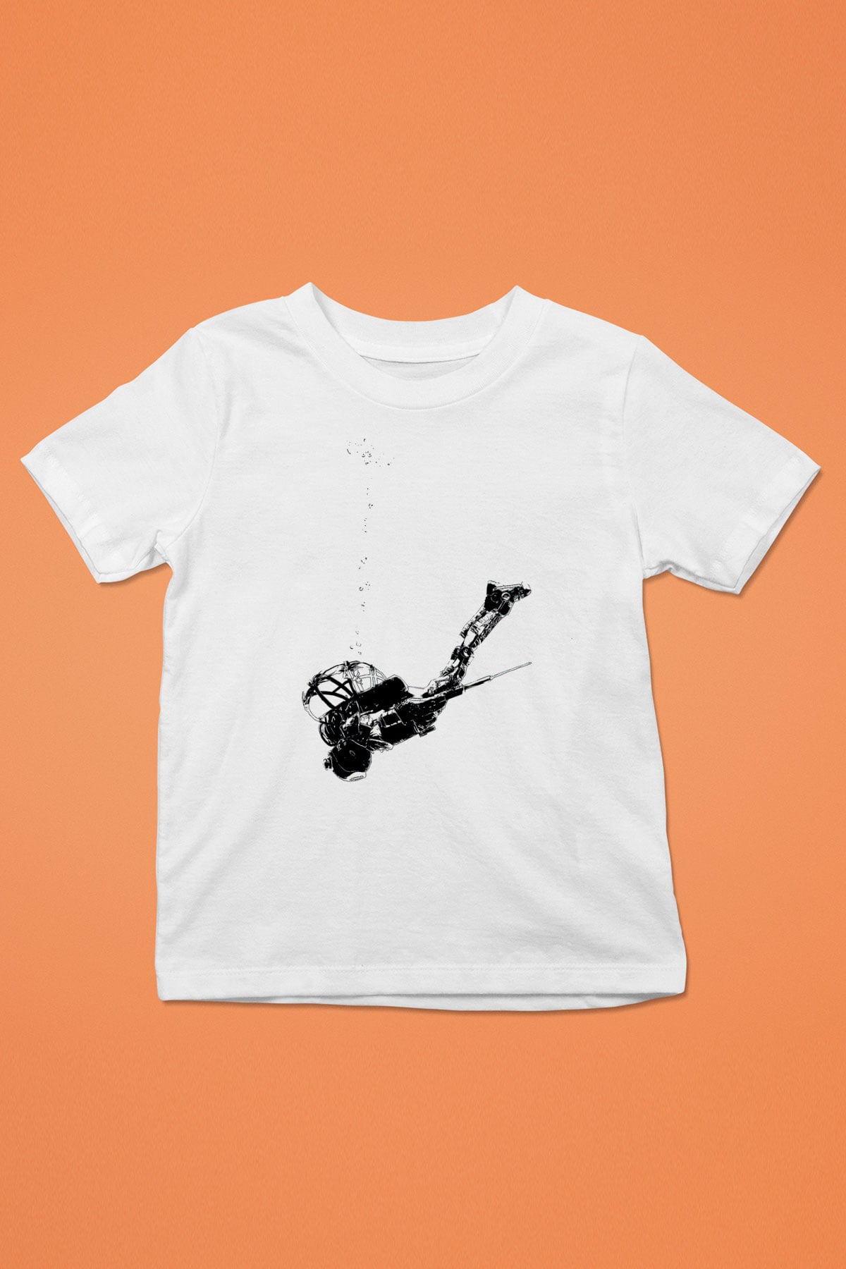 Bioshock James Baskılı Beyaz Unisex Beyaz Çocuk Tişört - Tshirt
