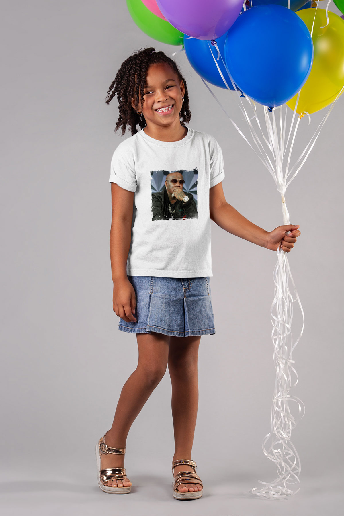 Birdman Baskılı Unisex Beyaz Çocuk Tişört