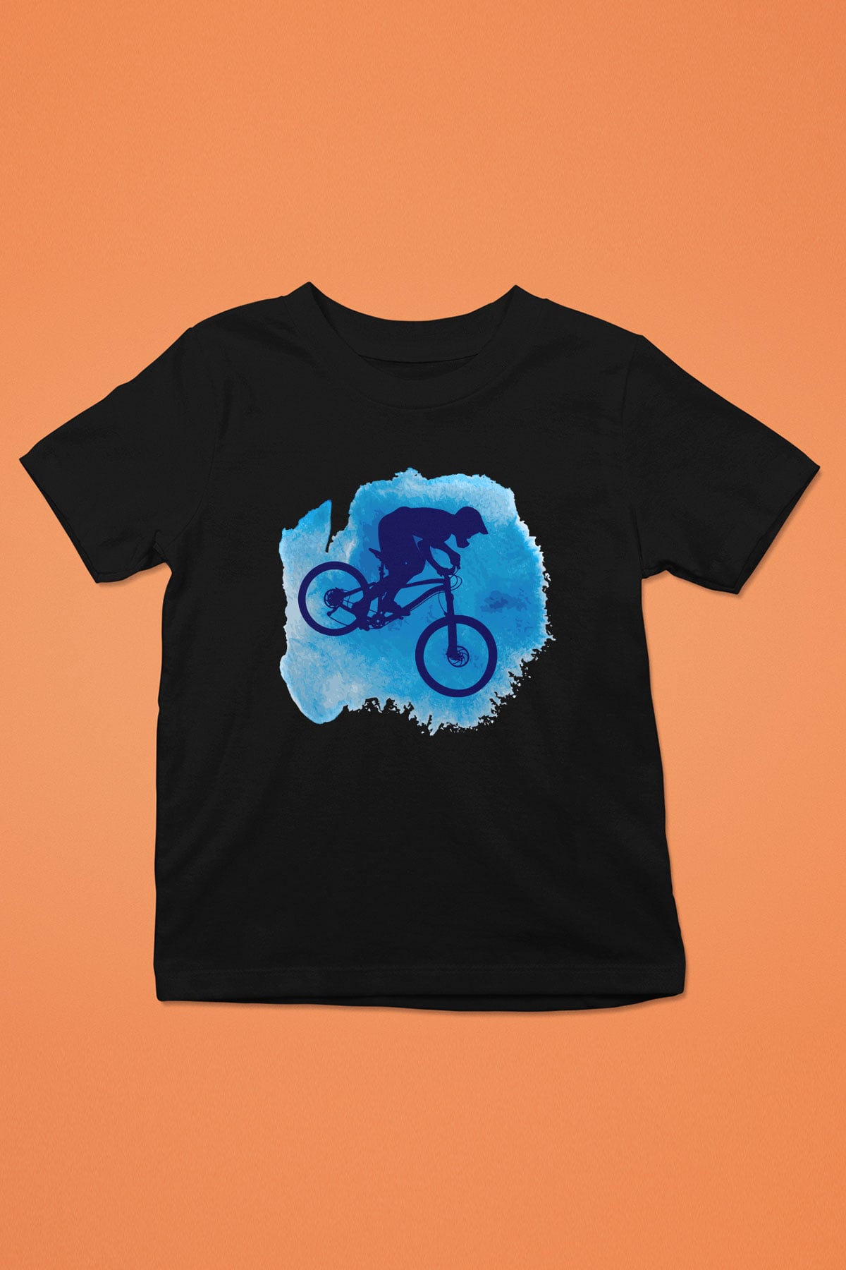 Bisiklet Siyah Unisex Çocuk Tişört