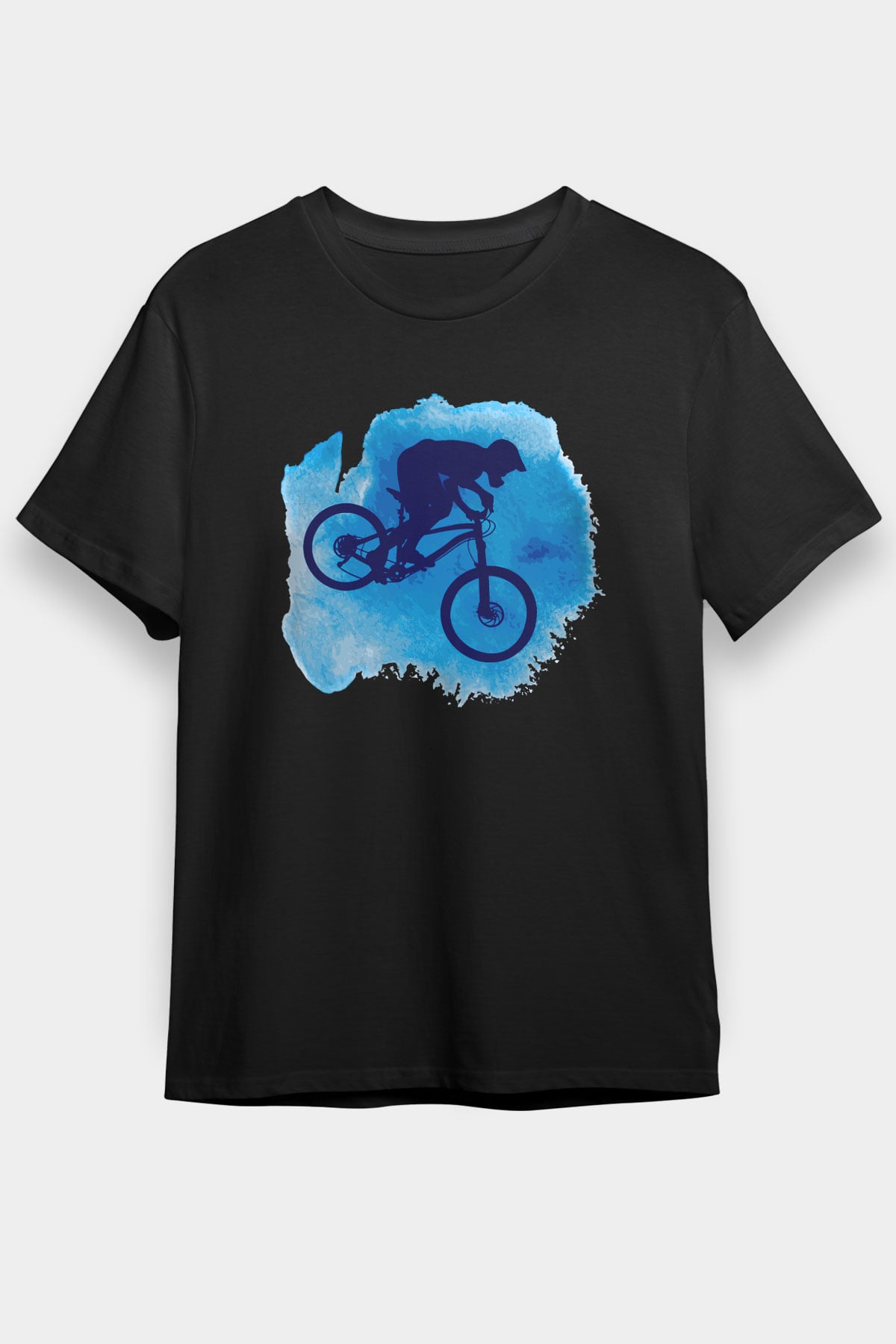 Bisiklet Siyah Unisex Tişört T-Shirt - TişörtFabrikası