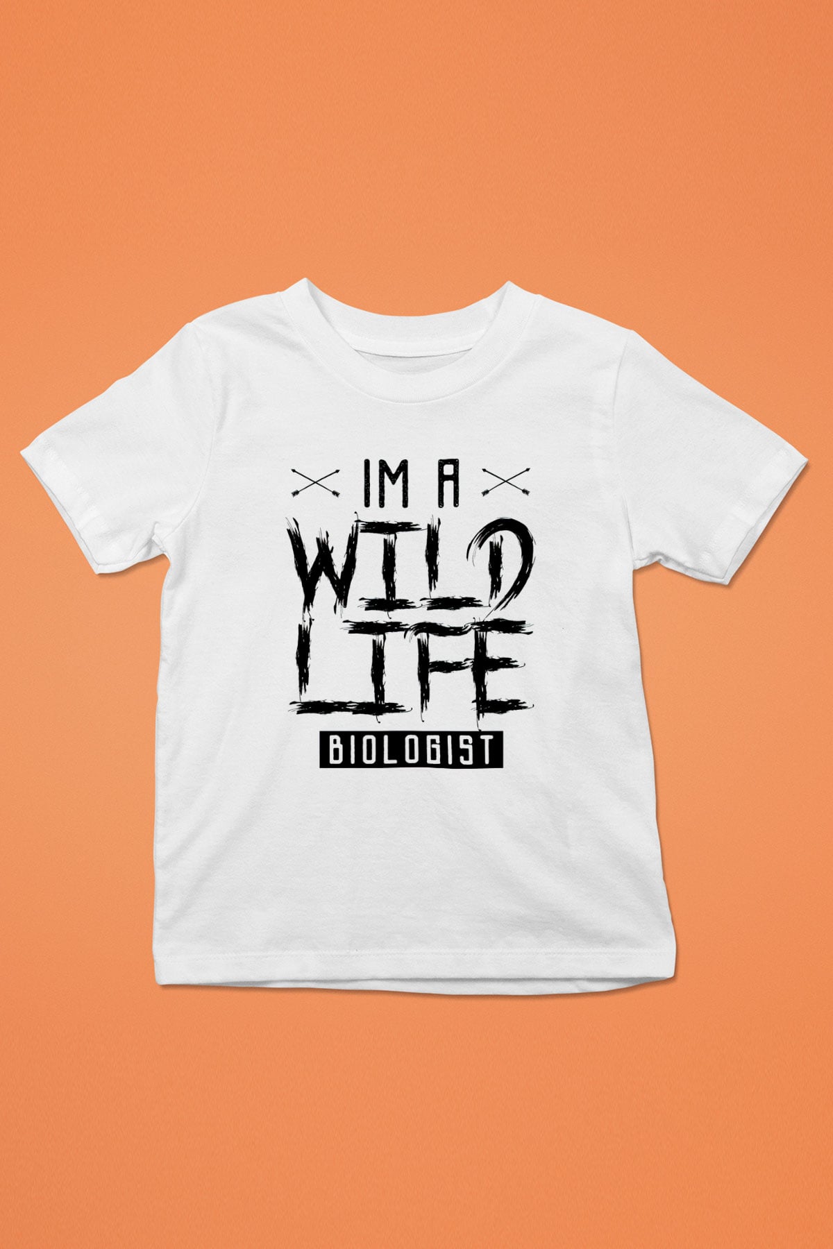 Biyolog Beyaz Unisex Çocuk Tişört