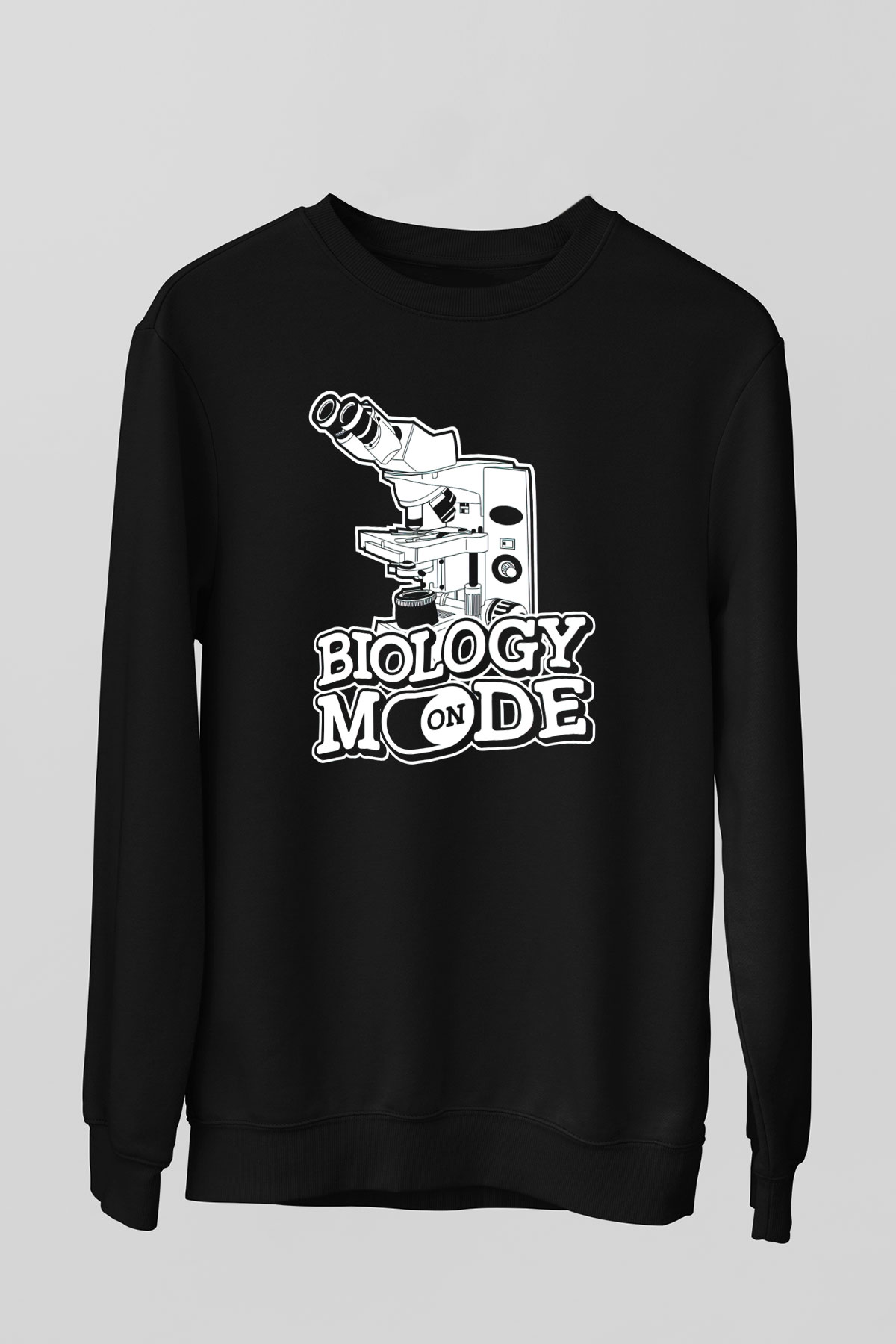 Biyolog Siyah Unisex Sweatshirt