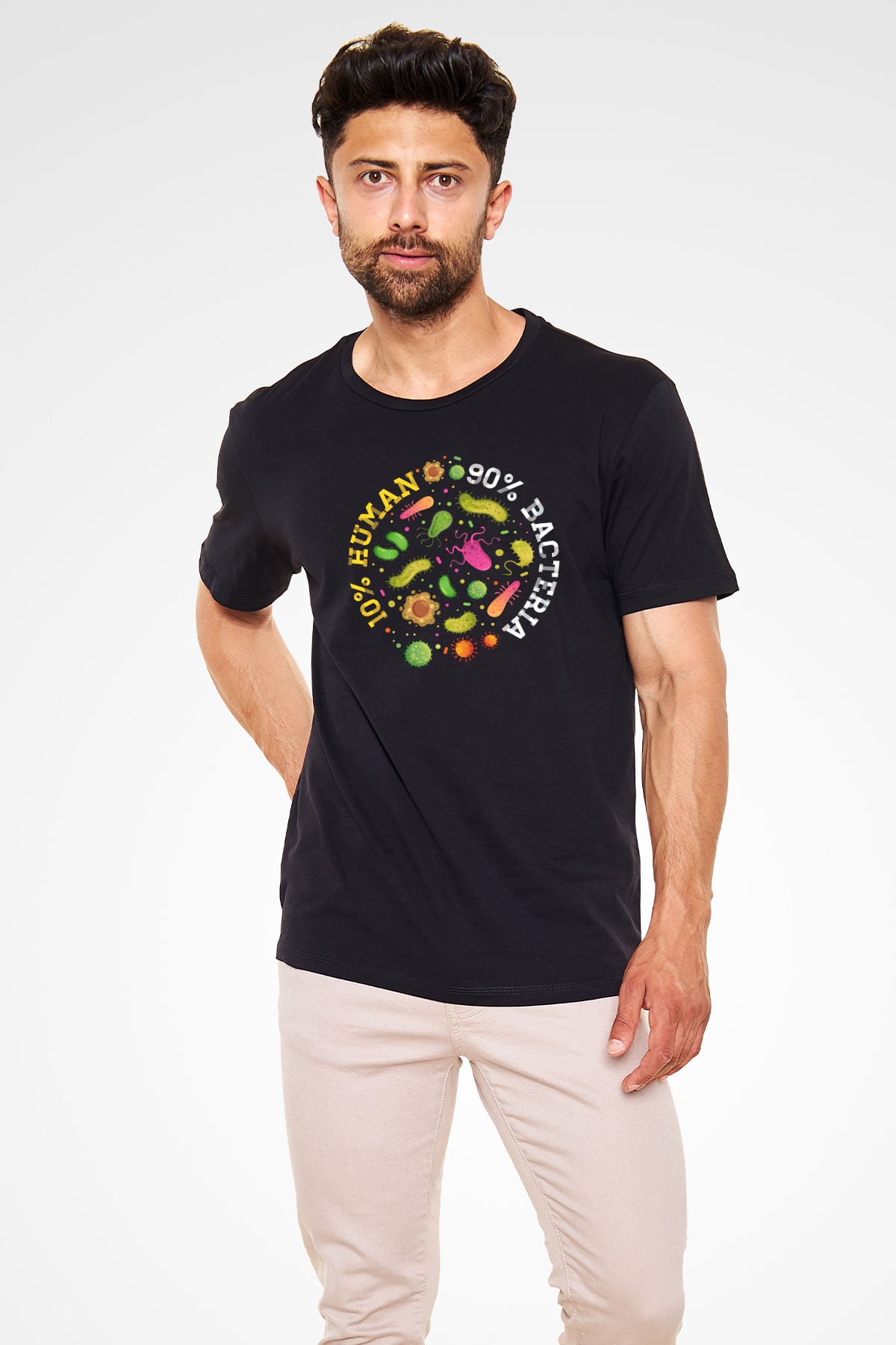 Biyolog Siyah Unisex Tişört T-Shirt - TişörtFabrikası
