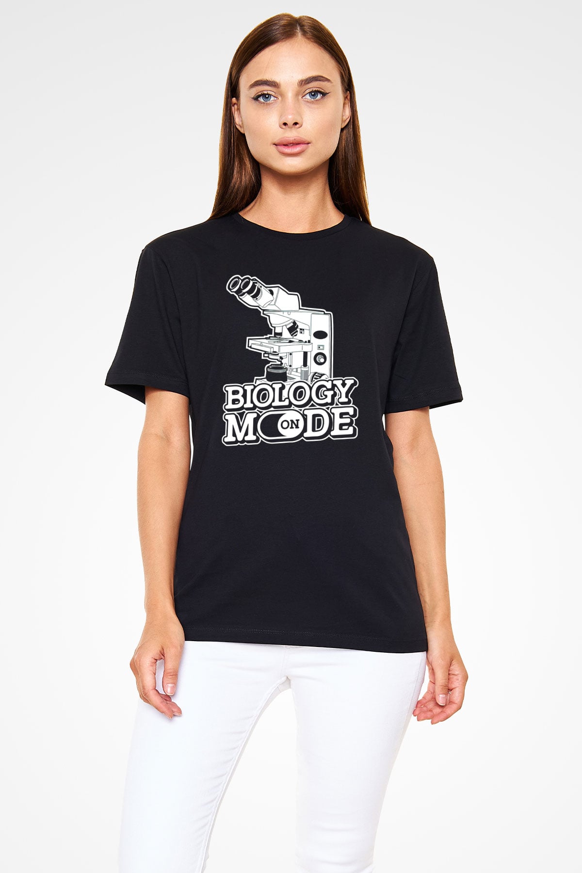 Biyolog Siyah Unisex Tişört T-Shirt - TişörtFabrikası