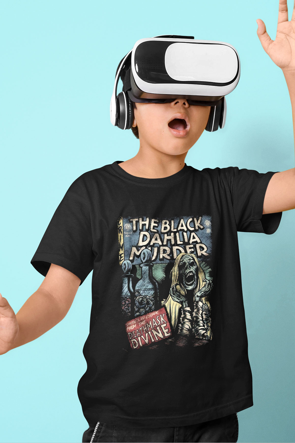 Black Dahlia Murder Baskılı Siyah Unisex Çocuk Tişört