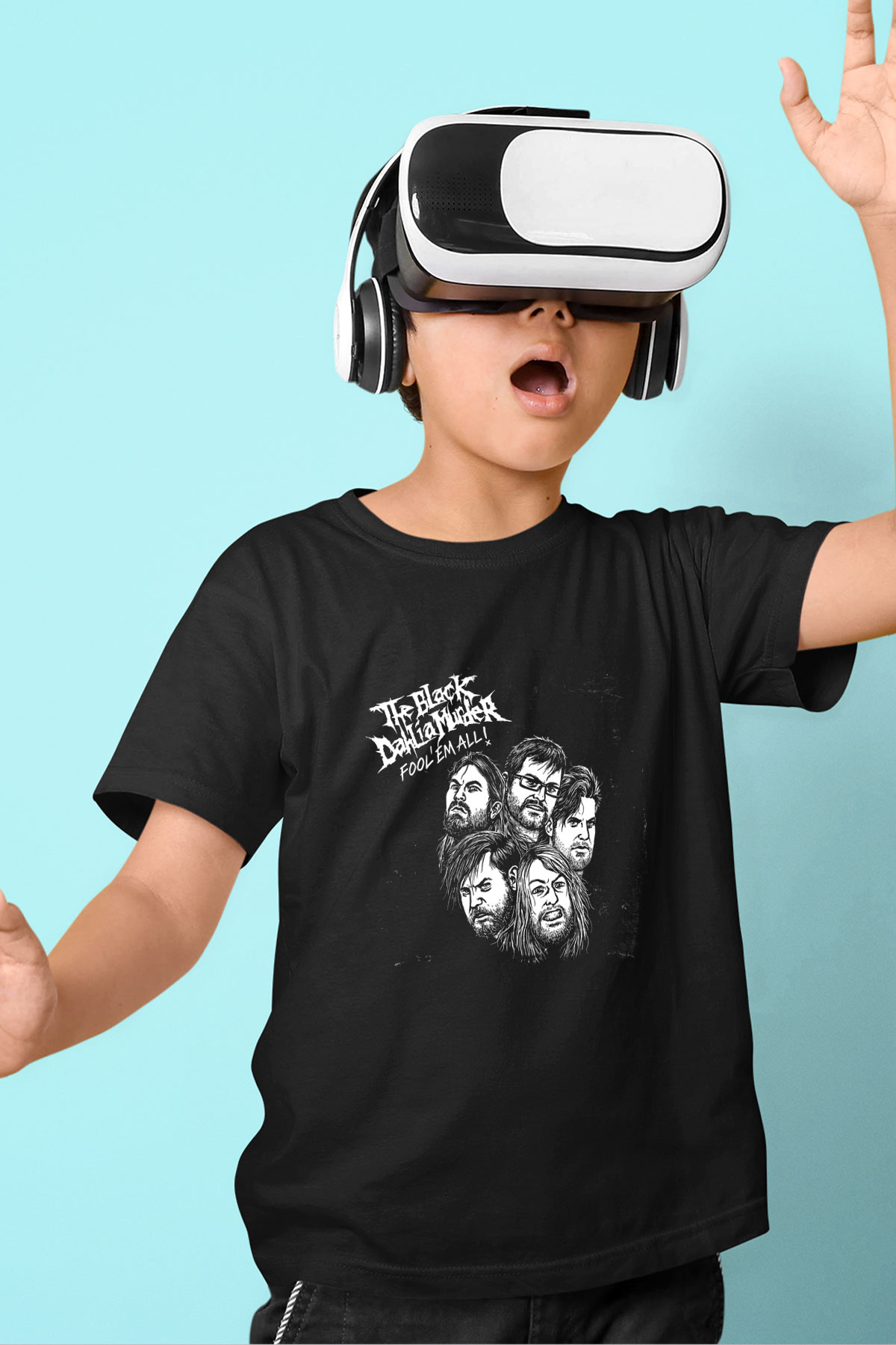 Black Dahlia Murder Baskılı Unisex Siyah Çocuk Tişört