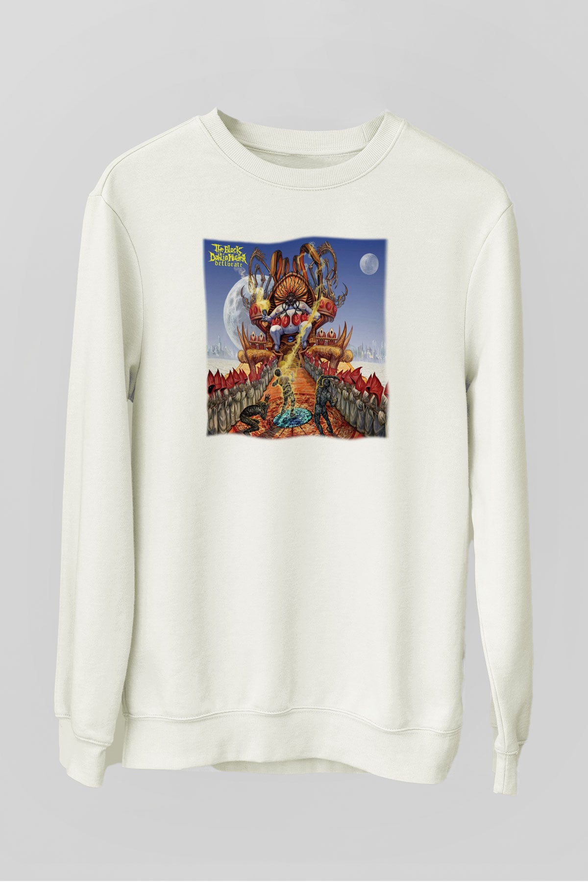 Black Dahlia Murder Beyaz Unisex Sweatshirt