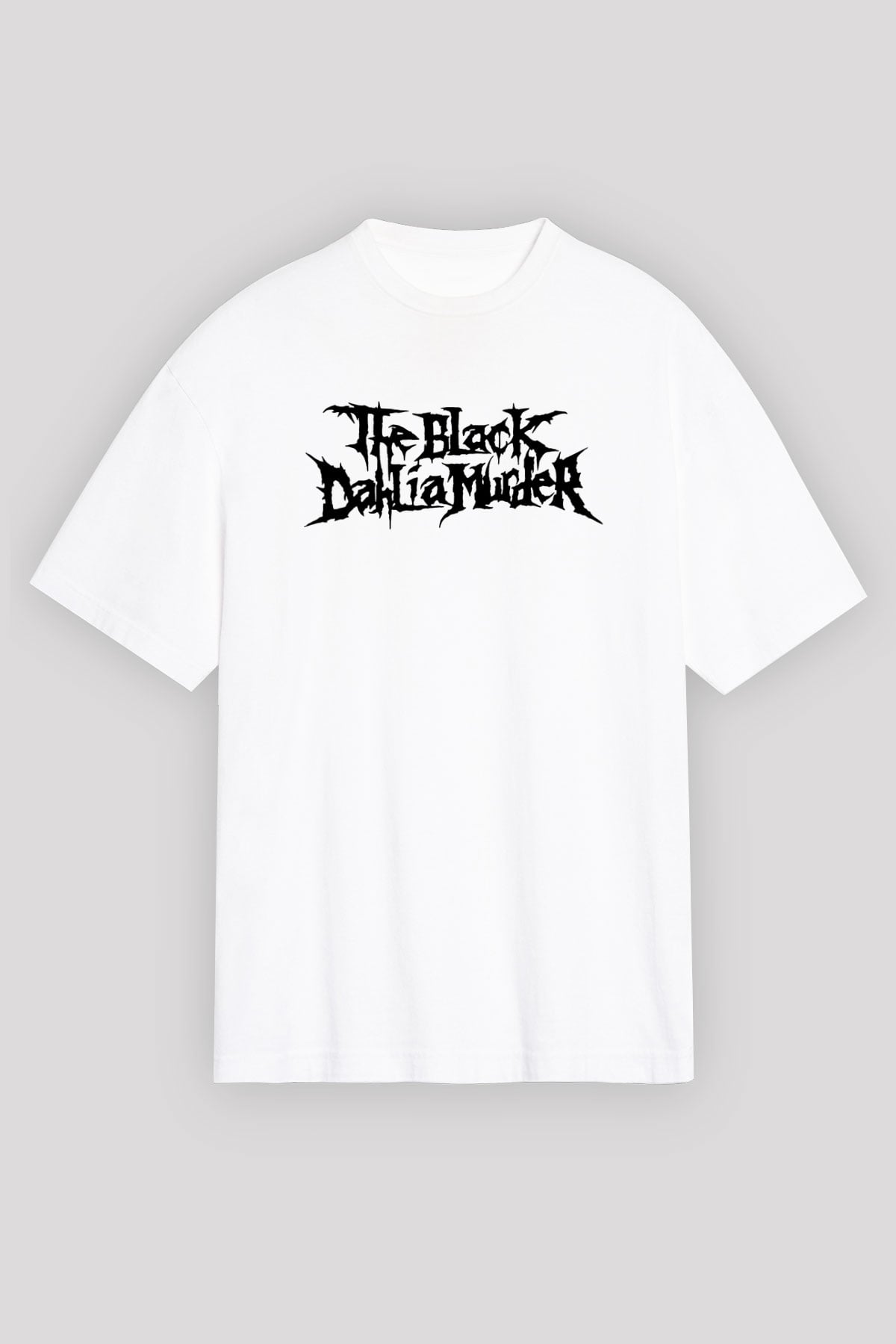 Black Dahlia Murder Beyaz Oversize Tişört Oversize T-shirt - TişörtFabrikası