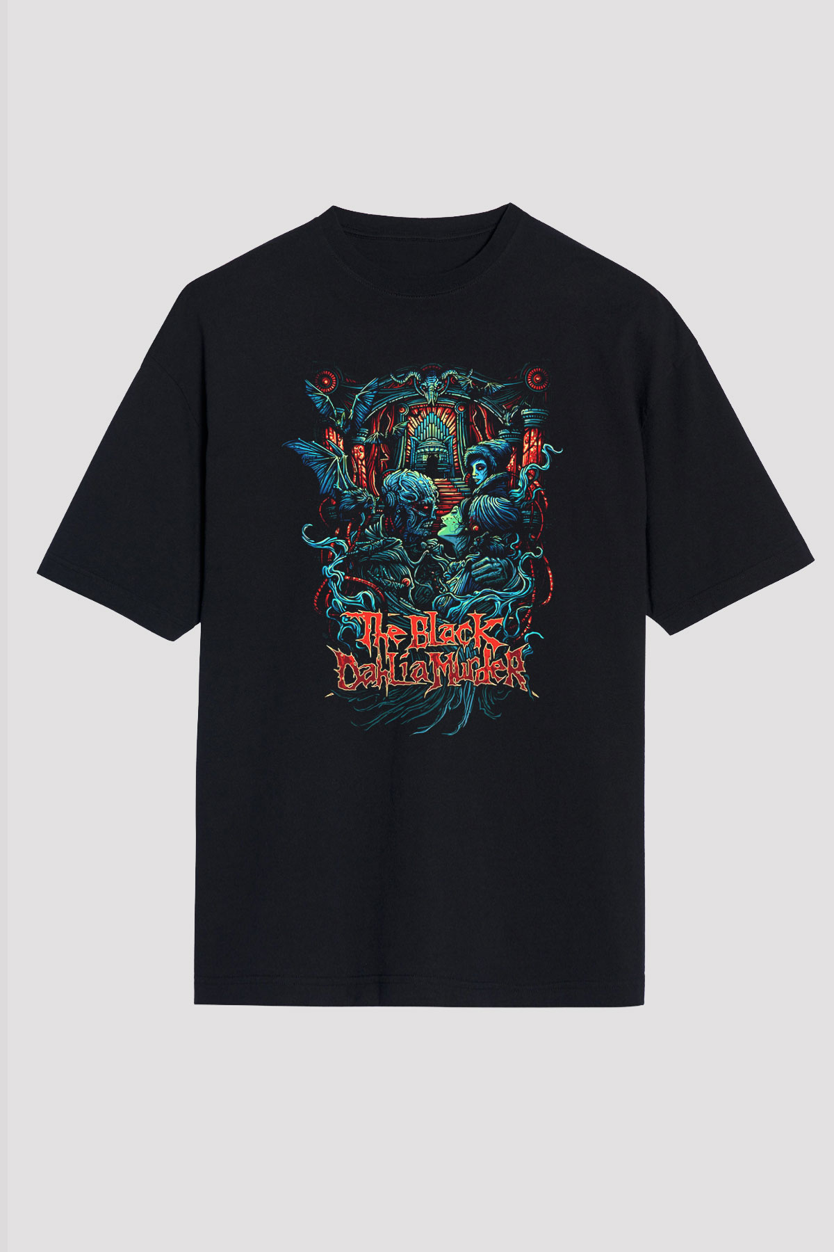 Black Dahlia Murder Siyah Unisex Oversize Tişört T-Shirt