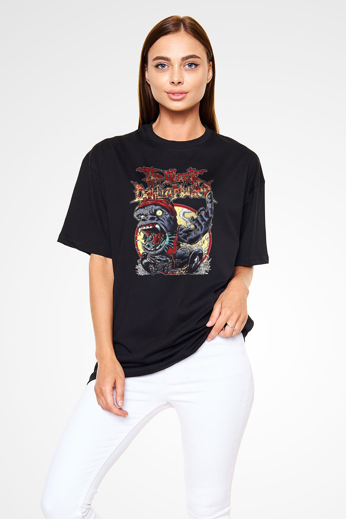 Black Dahlia Murder Siyah Unisex Oversize Tişört T-Shirt