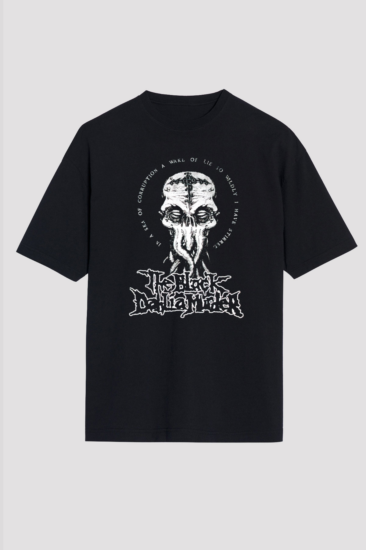 Black Dahlia Murder Siyah Oversize Tişört Oversize T-shirt - TişörtFabrikası